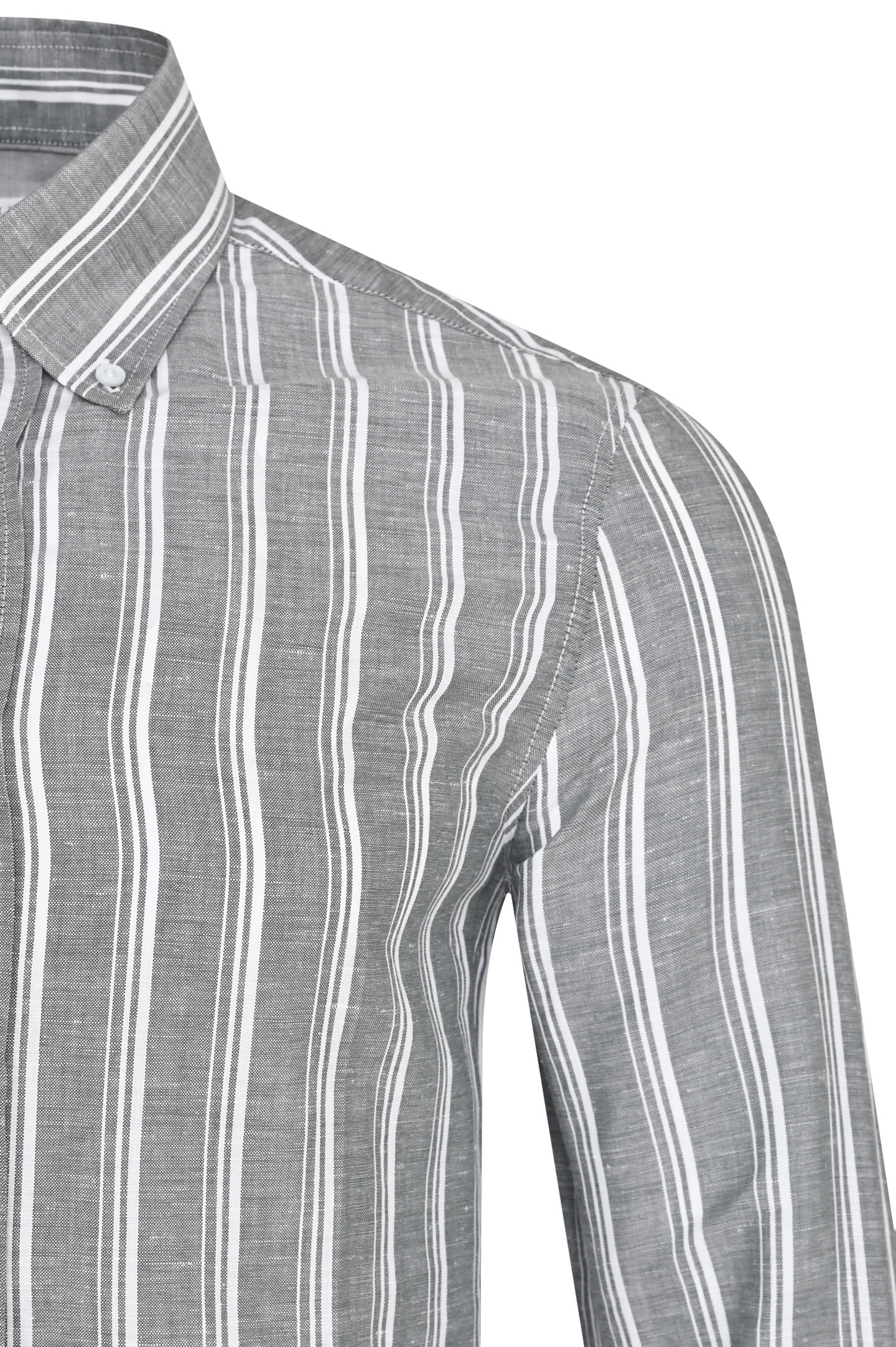 Рубашка BRUNELLO  CUCINELLI MM6161716, цвет: Серый, Мужской