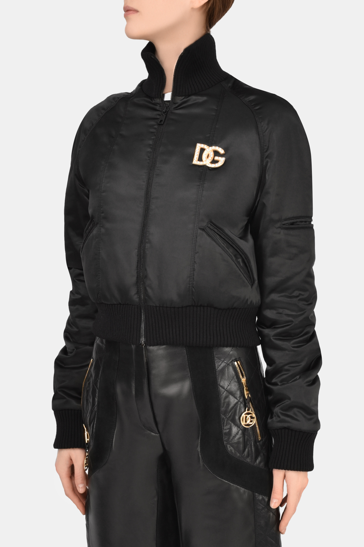 Куртка DOLCE & GABBANA F9J19Z G7YZT, цвет: Черный, Женский