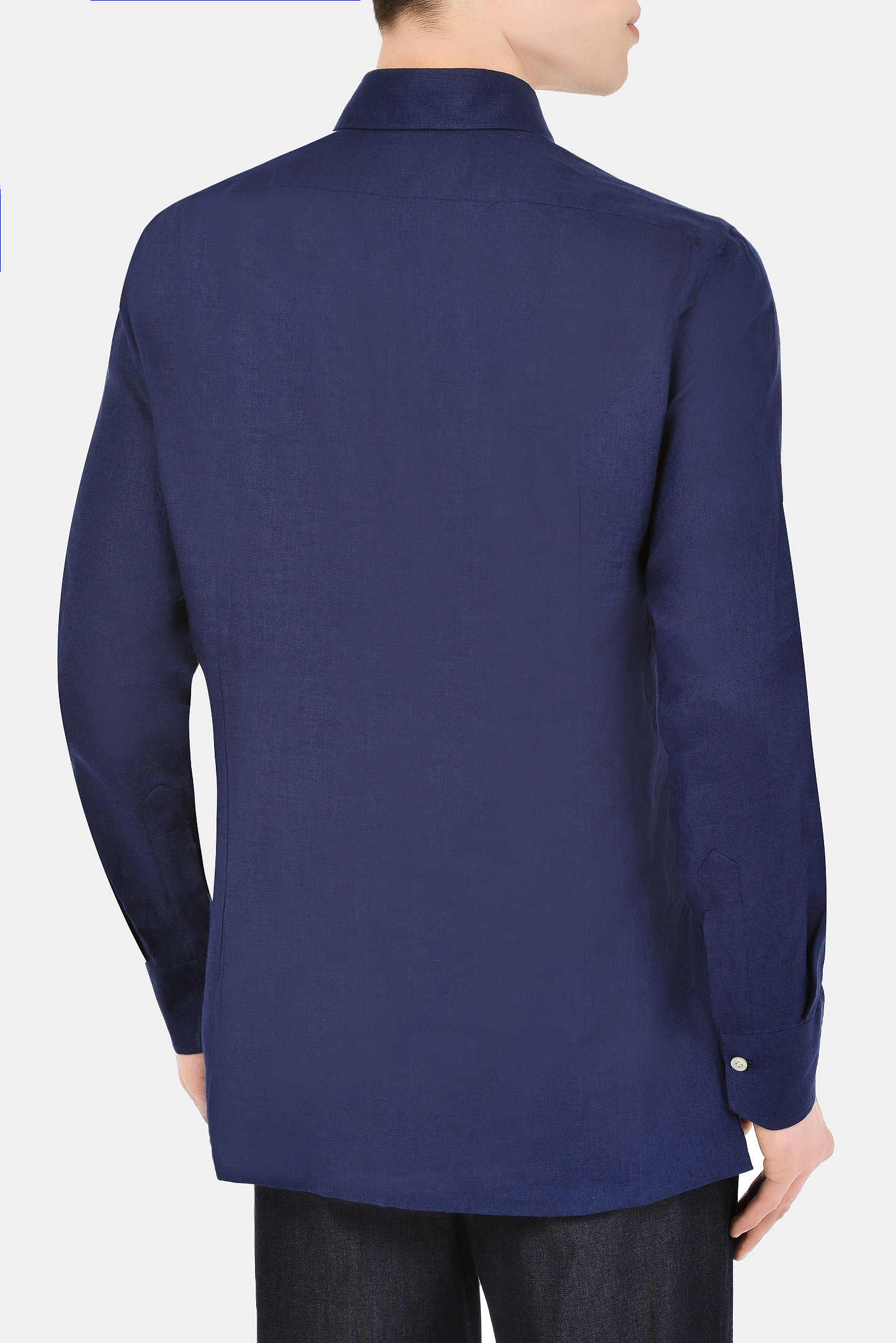 Рубашка KITON UMCNERH076860, цвет: Синий, Мужской