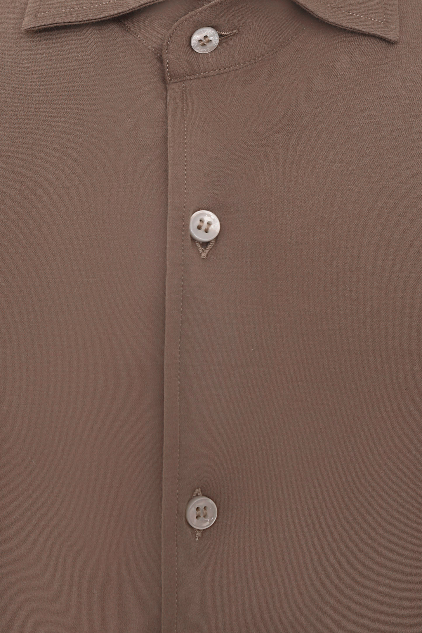 Рубашка LORO PIANA F1-FAL6123, цвет: Коричневый, Мужской