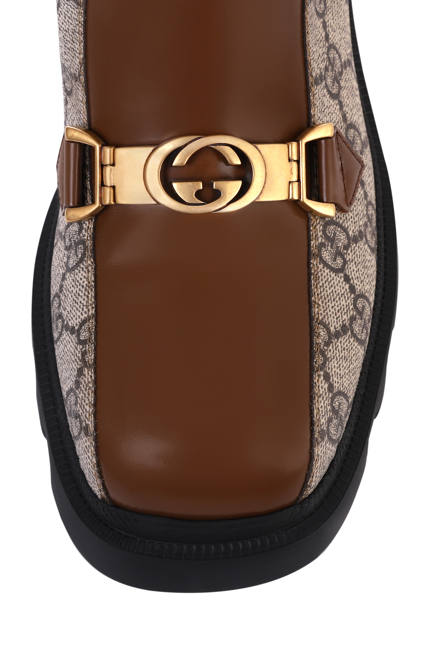 Ботинки GUCCI 670412 2OQ50, цвет: Бежевый, Женский