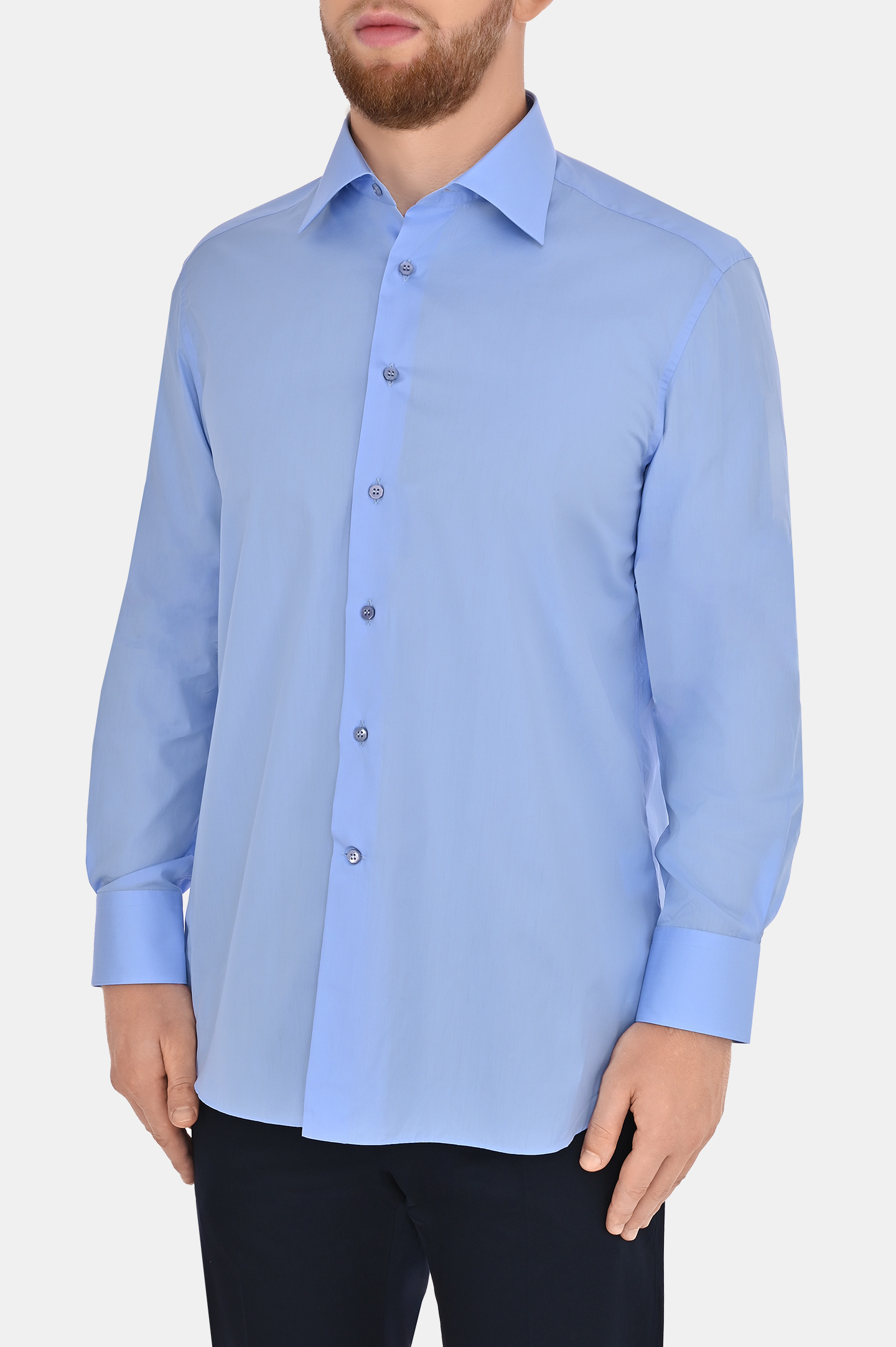 Рубашка STEFANO RICCI MC003678 A304, цвет: Голубой, Мужской