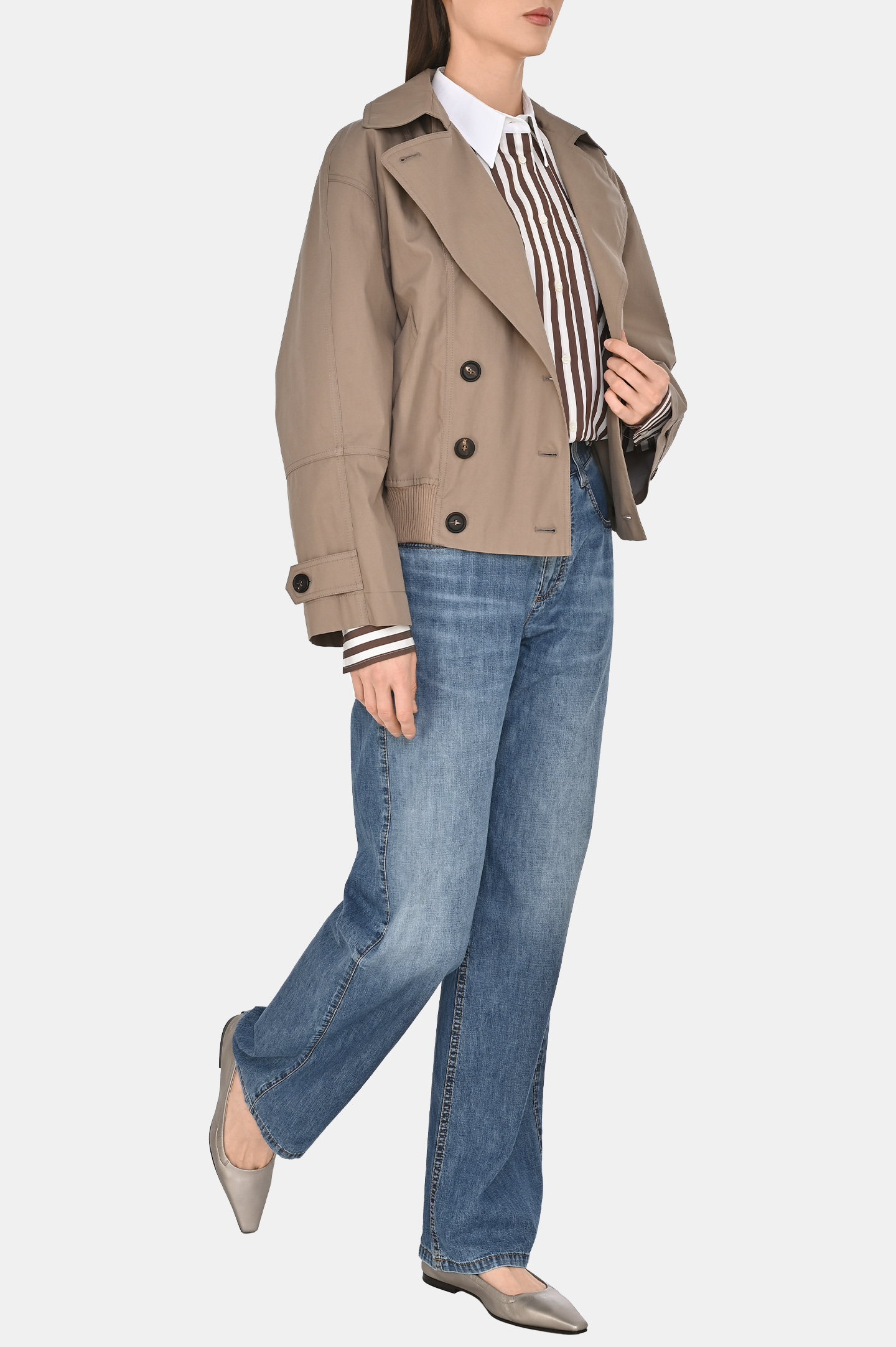 Джинсы BRUNELLO  CUCINELLI MH192P5565, цвет: Синий, Женский