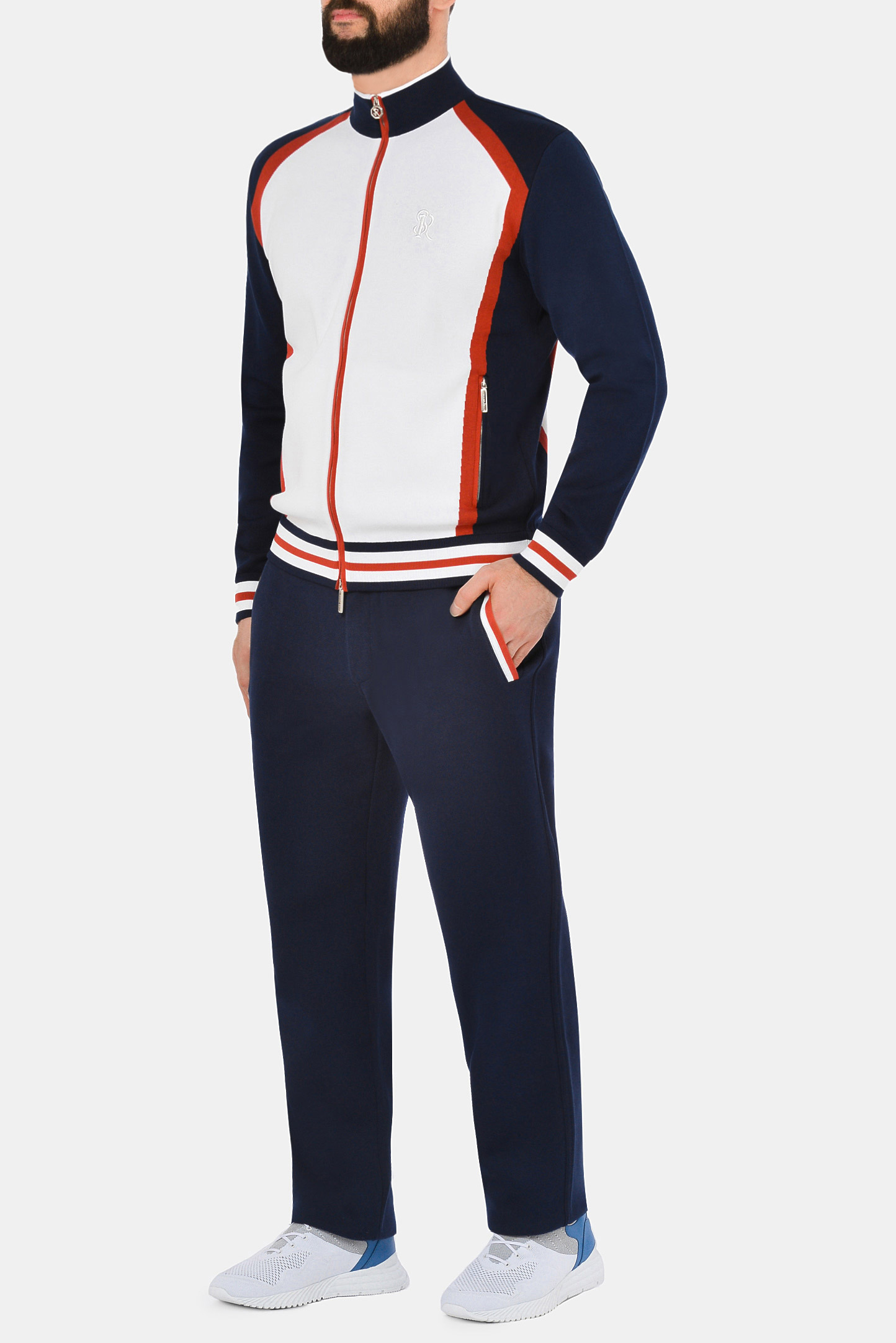 Брюки спорт STEFANO RICCI K616222P3D F21116, цвет: Синий, Мужской