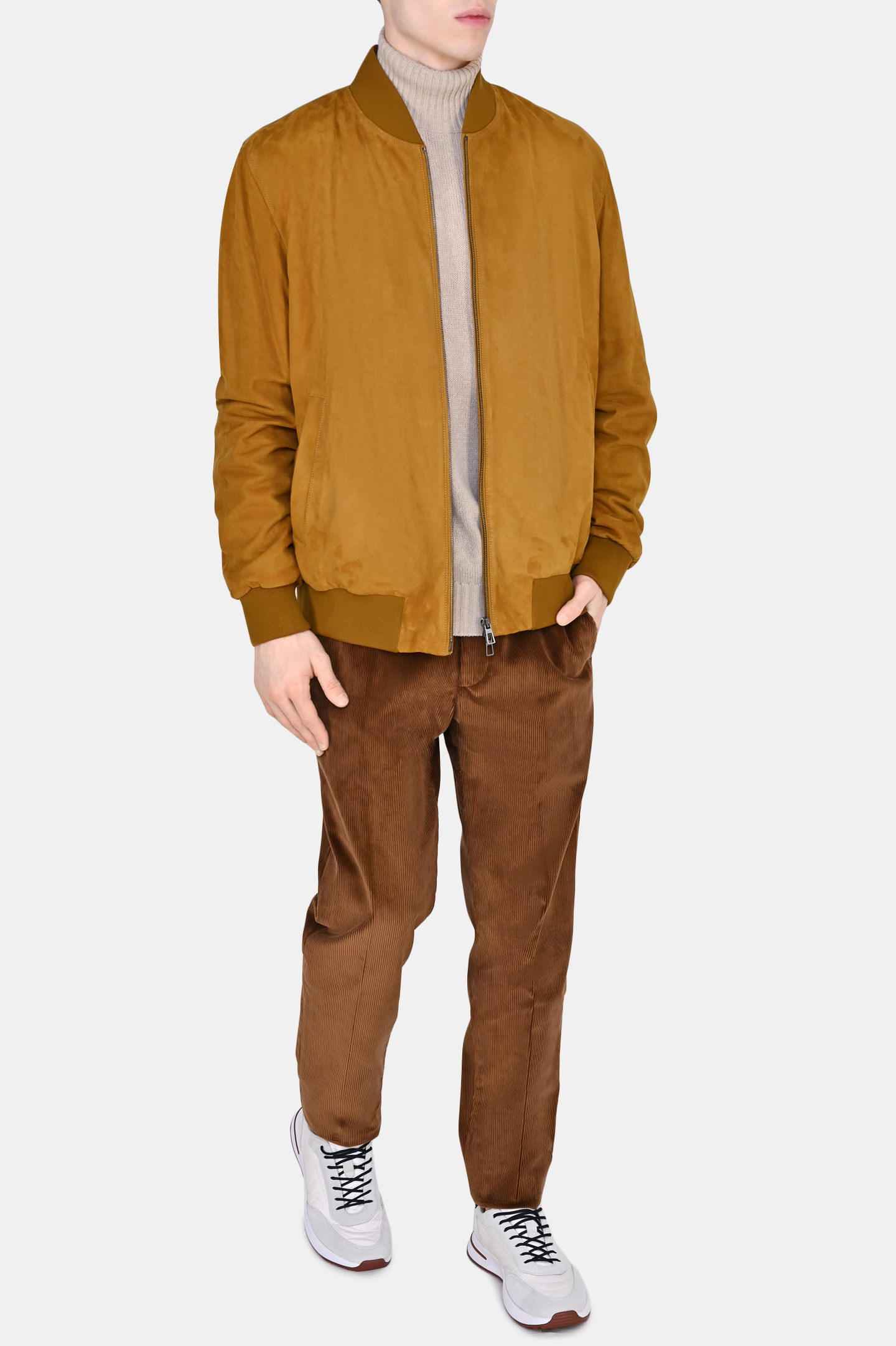 Куртка LORO PIANA FAM4591, цвет: Желтый, Мужской