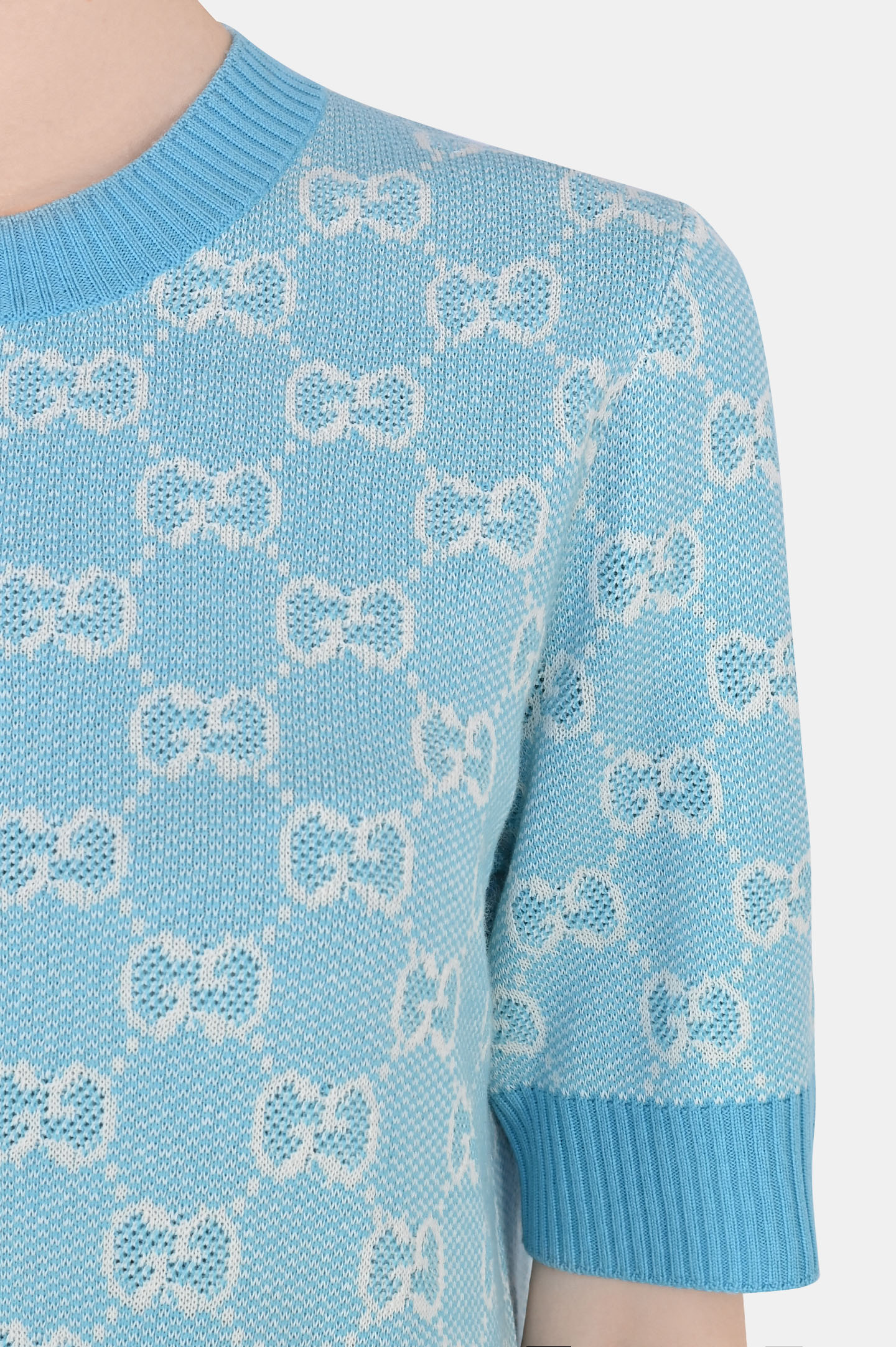 Платье GUCCI 629464 XKBHQ, цвет: Голубой, Женский