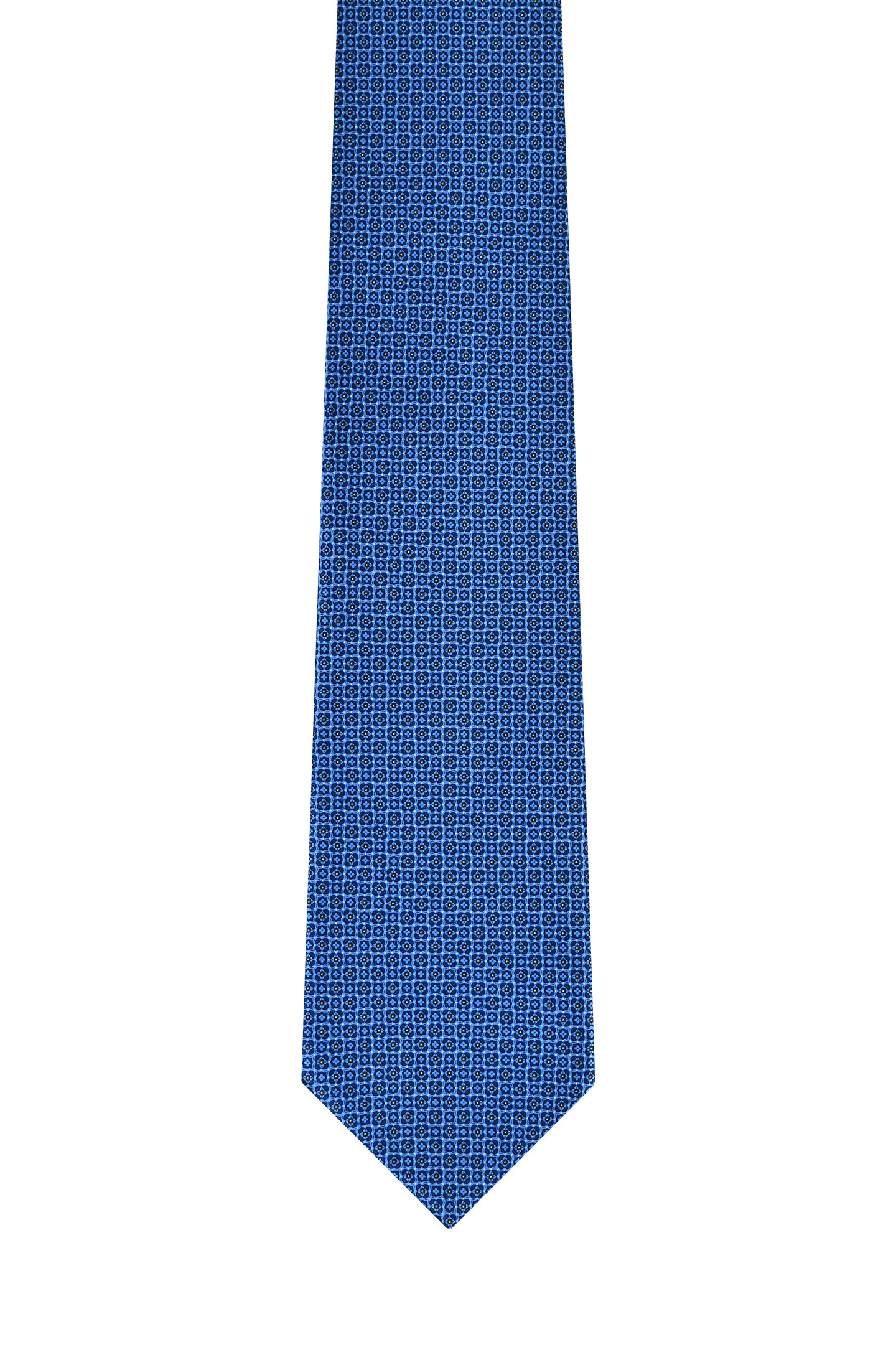 Галстук из шелка STEFANO RICCI CX 49014, цвет: Синий, Мужской