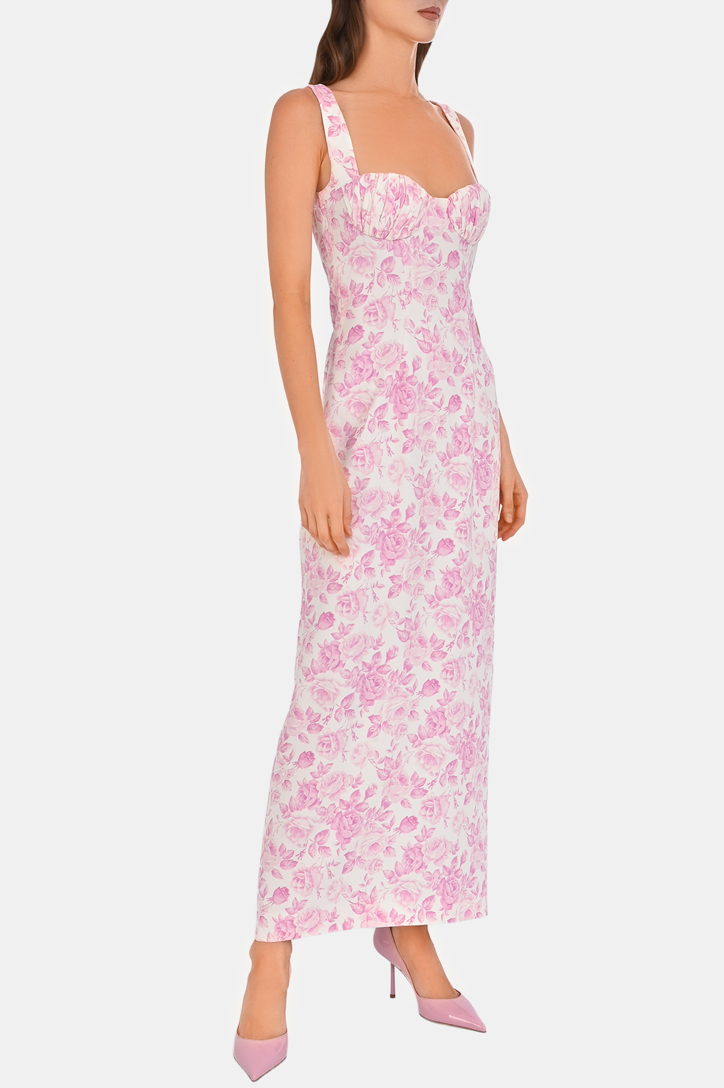 Платье ROWEN ROSE DRS_RR389/1, цвет: Розовый, Женский