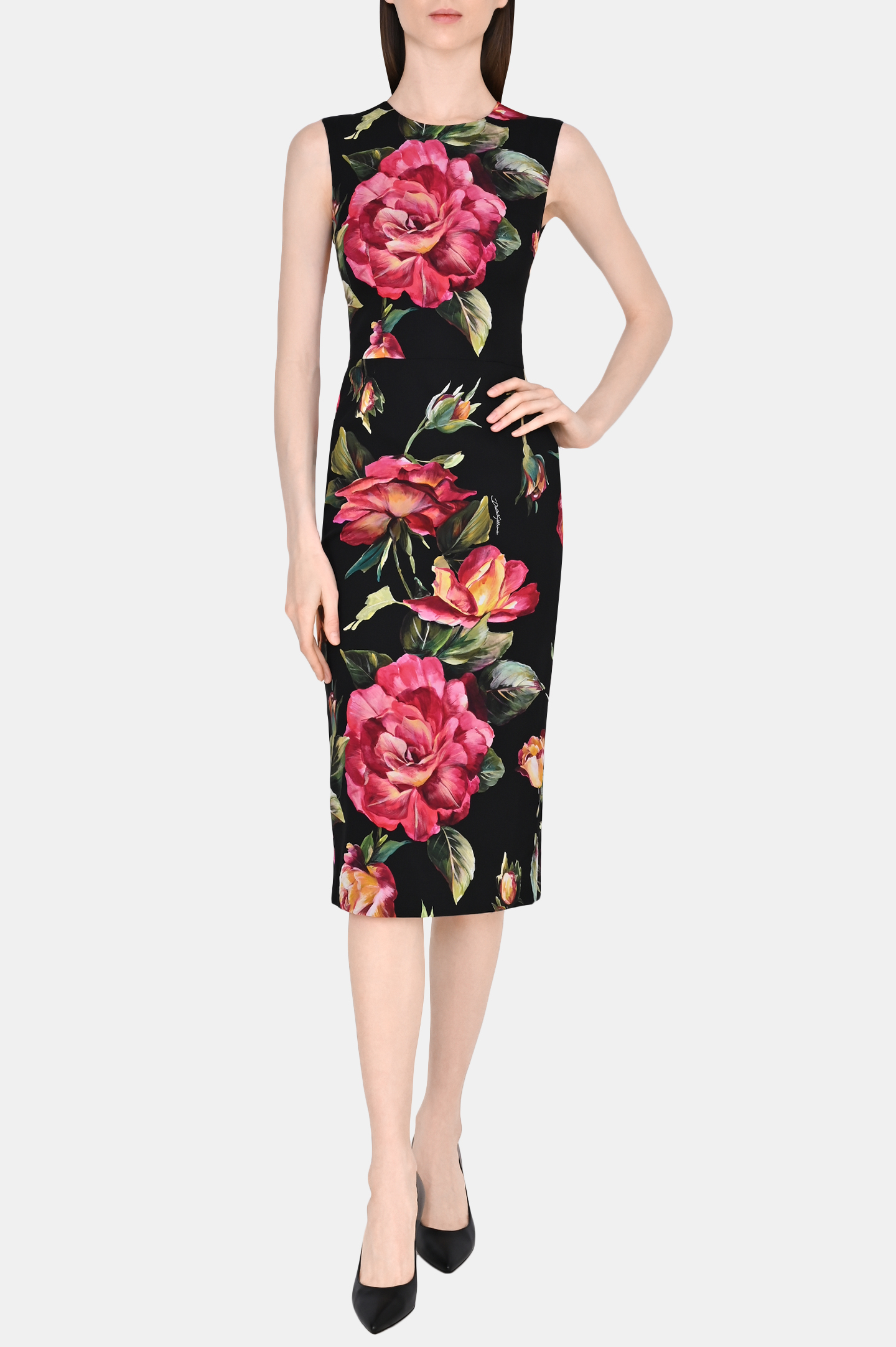 Платье DOLCE & GABBANA F6ADCT/FSA30HNE10, цвет: Разноцветный, Женский