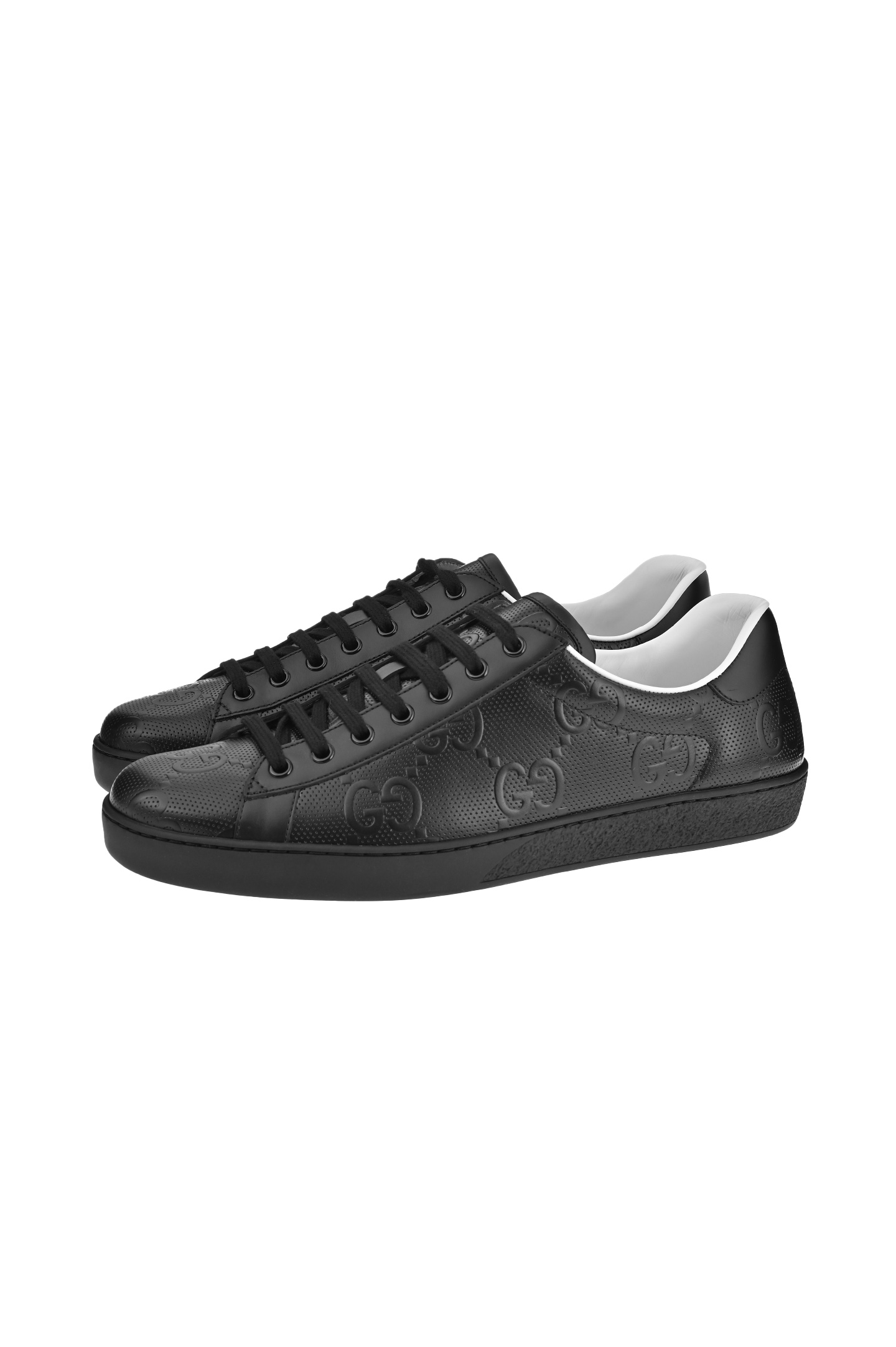 Кеды GUCCI 625787 1XK10, цвет: Черный, Мужской