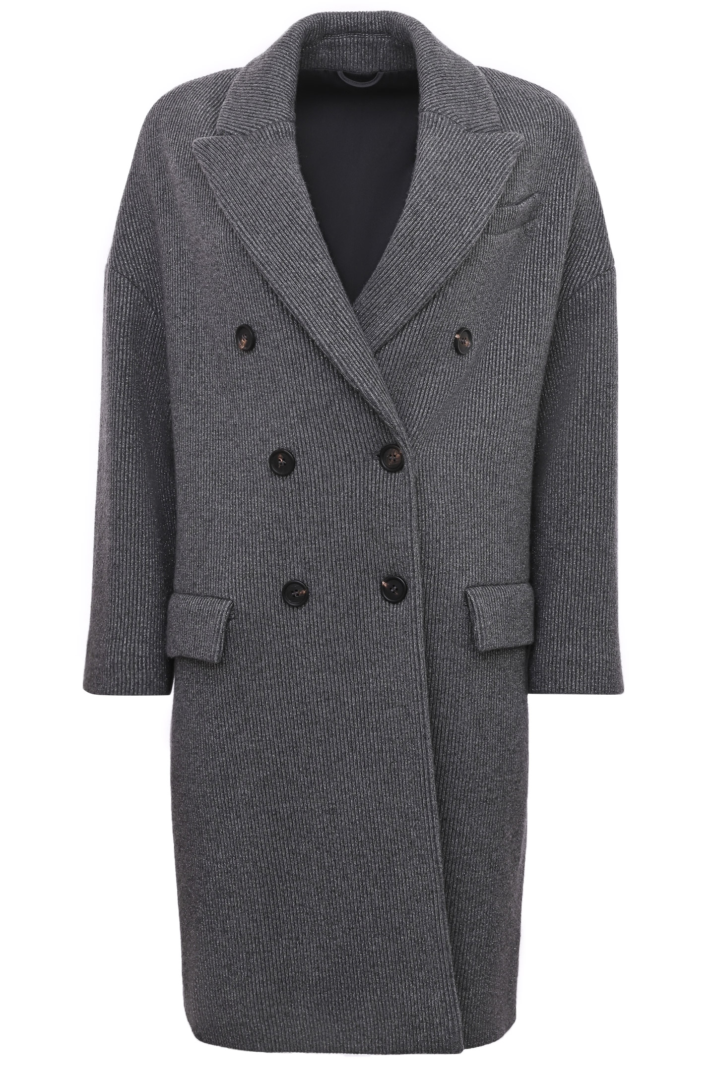 Пальто BRUNELLO  CUCINELLI M01ET9490, цвет: Серый, Женский