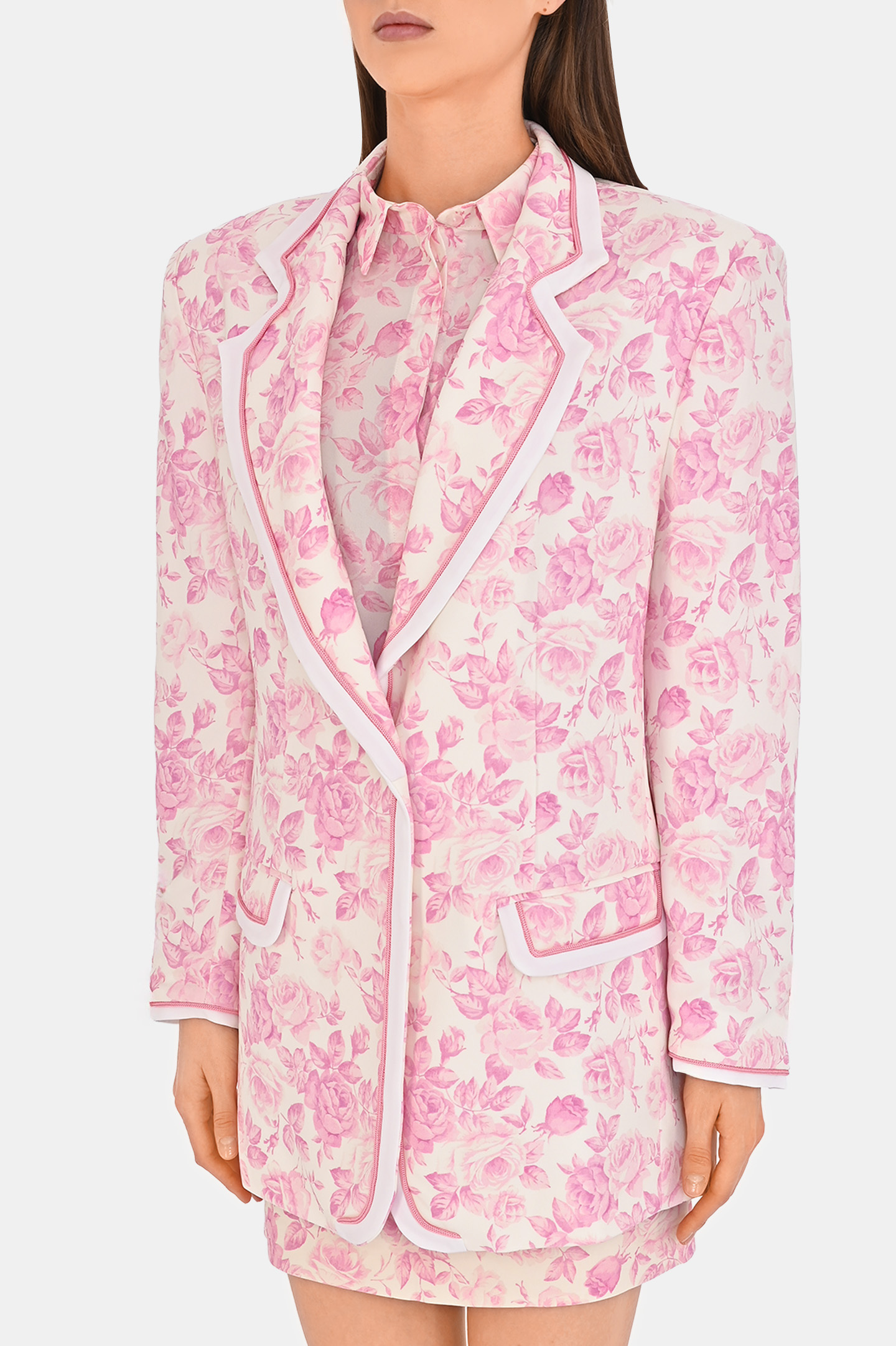 Жакет ROWEN ROSE JCK_RR175, цвет: Белый, Женский