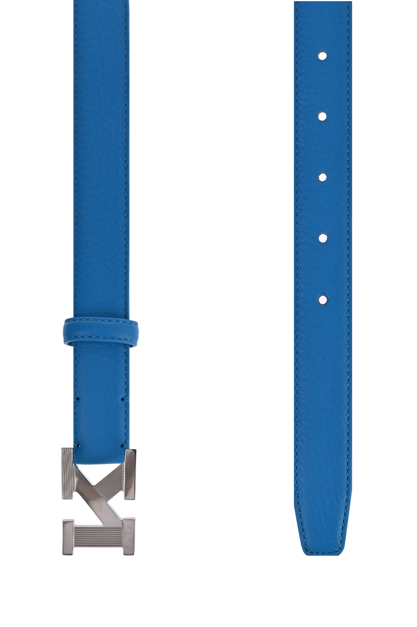 Ремень KITON DCS2KGPX04R993, цвет: Голубой, Женский