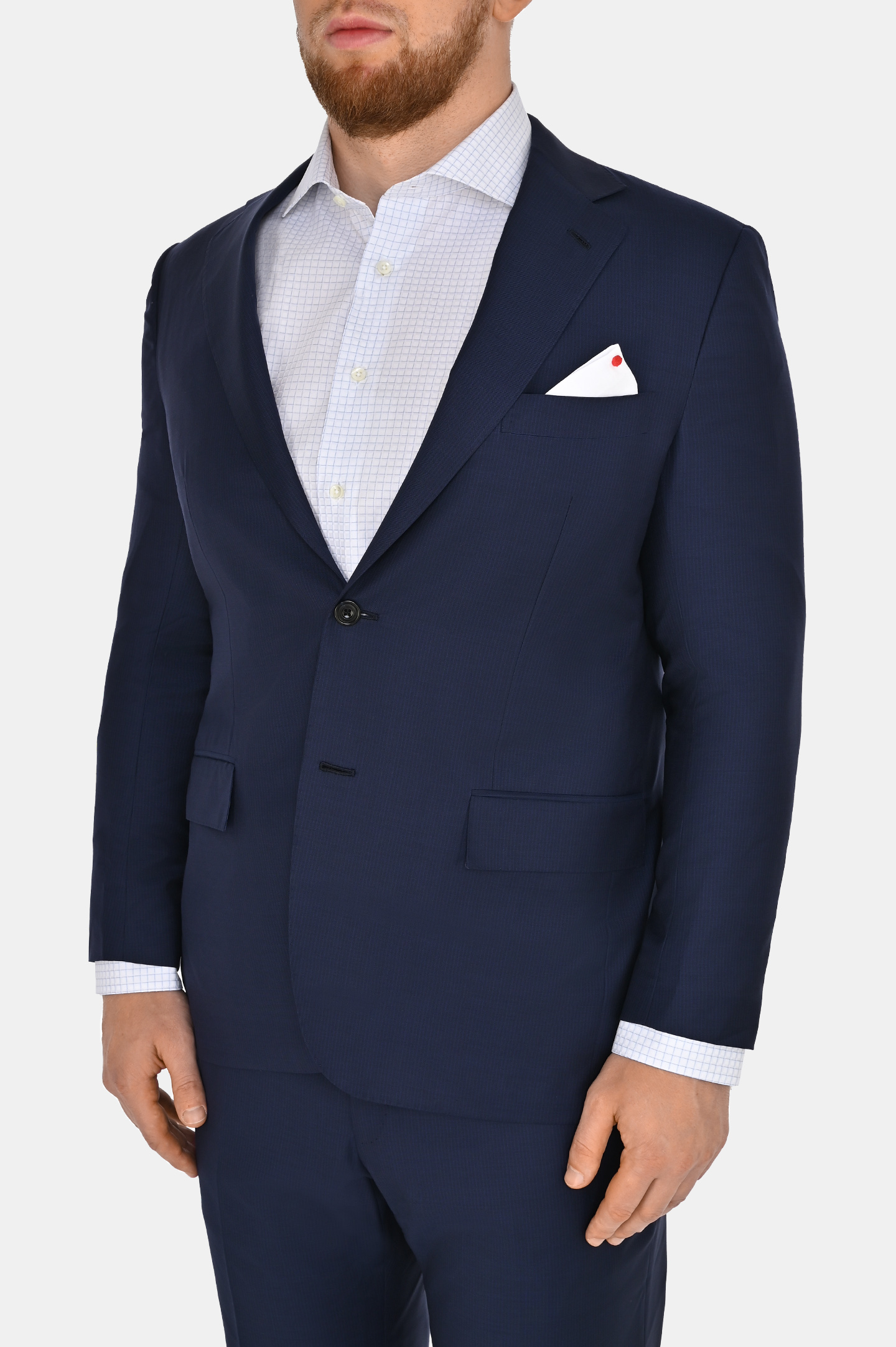 Костюм+платок KITON UA81K0602E0, цвет: Темно-синий, Мужской