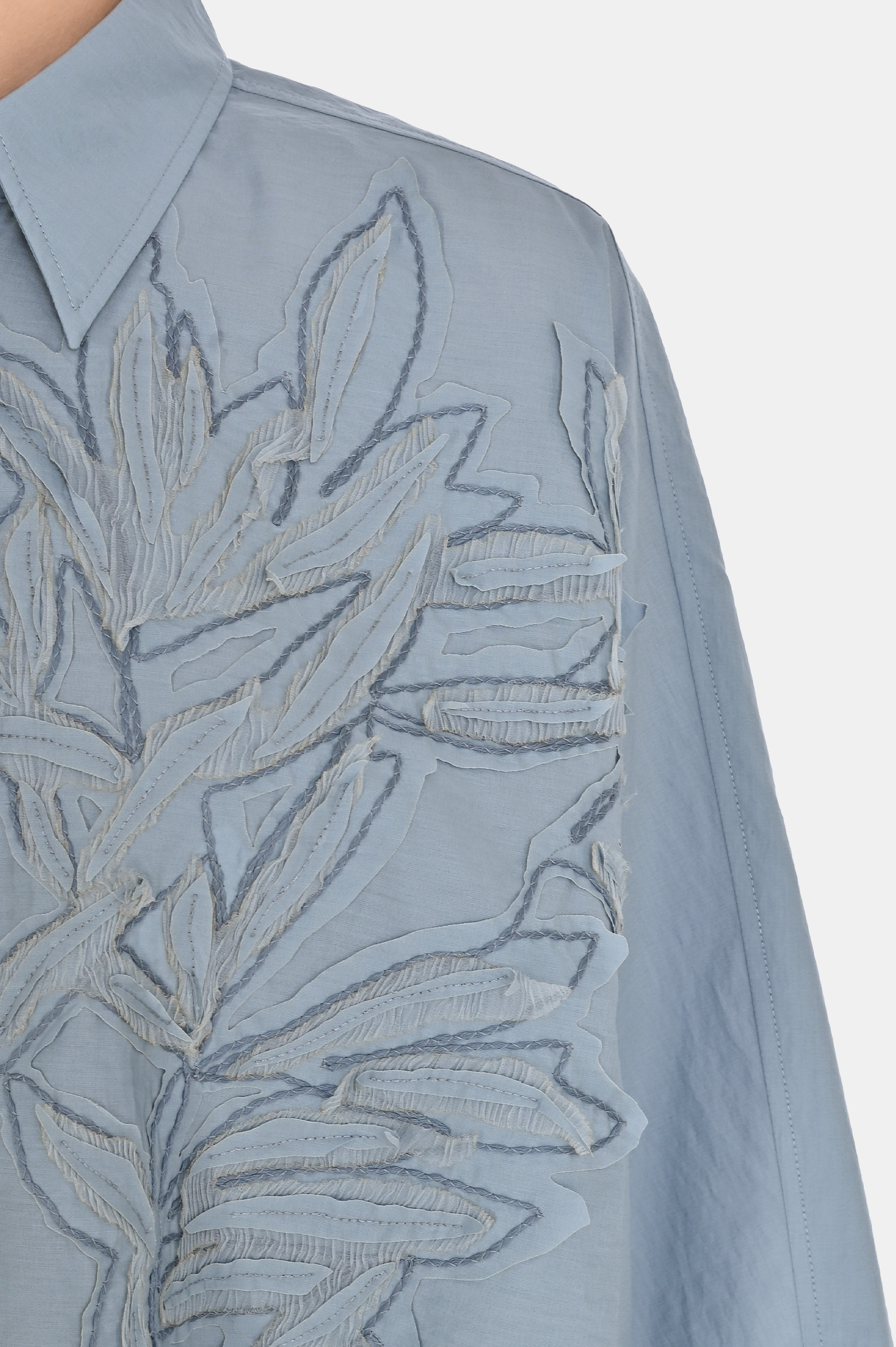 Рубашка BRUNELLO  CUCINELLI M0F79RJ516, цвет: Голубой, Женский