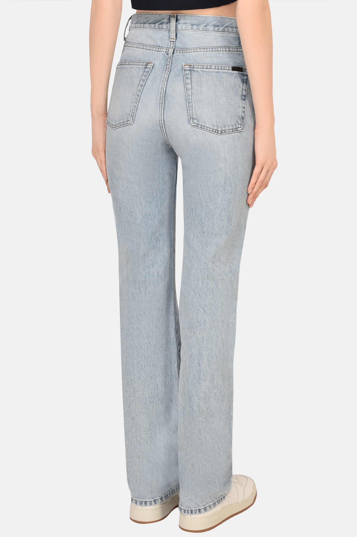 Джинсы SAINT LAURENT 691771 Y35AK 4925, цвет: Голубой, Женский