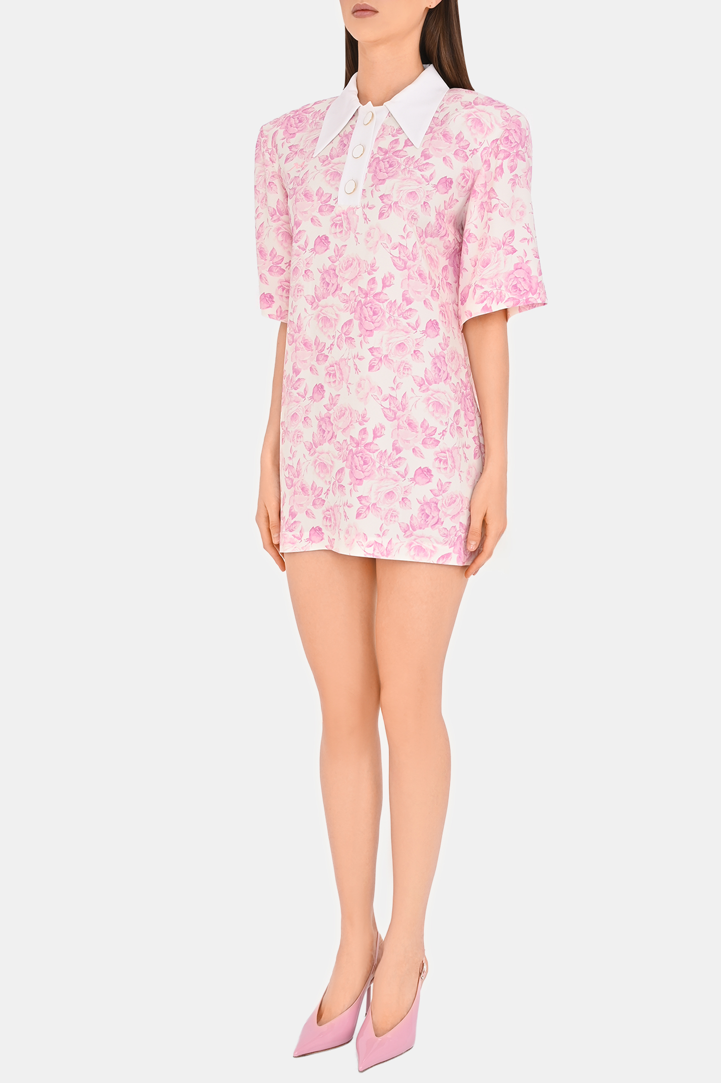 Блуза ROWEN ROSE TOP_RR083, цвет: Розовый, Женский