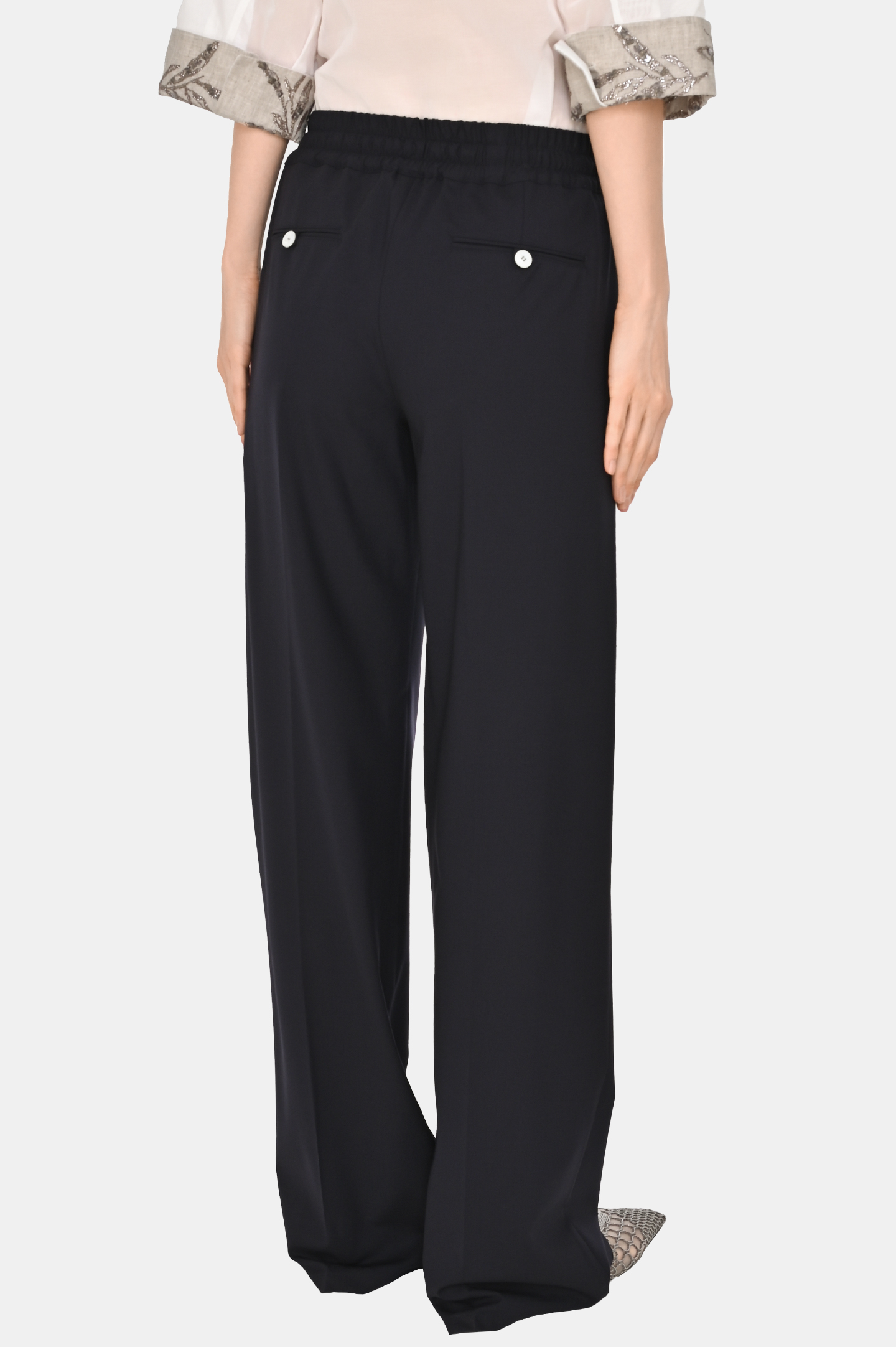 Брюки KITON D48122K0912C0, цвет: Темно-синий, Женский