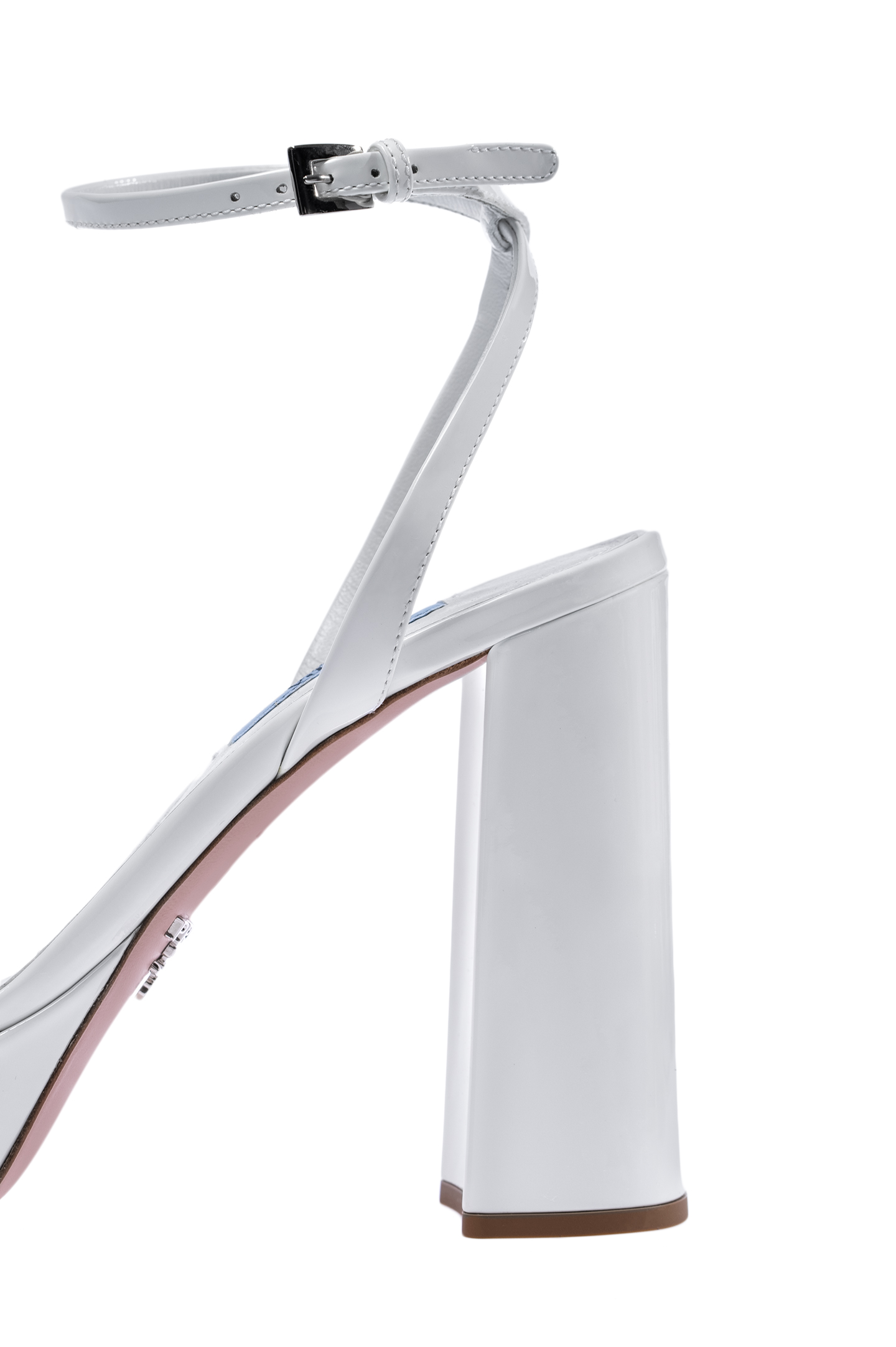 Босоножки PRADA 1XP76A F 115, цвет: Белый, Женский