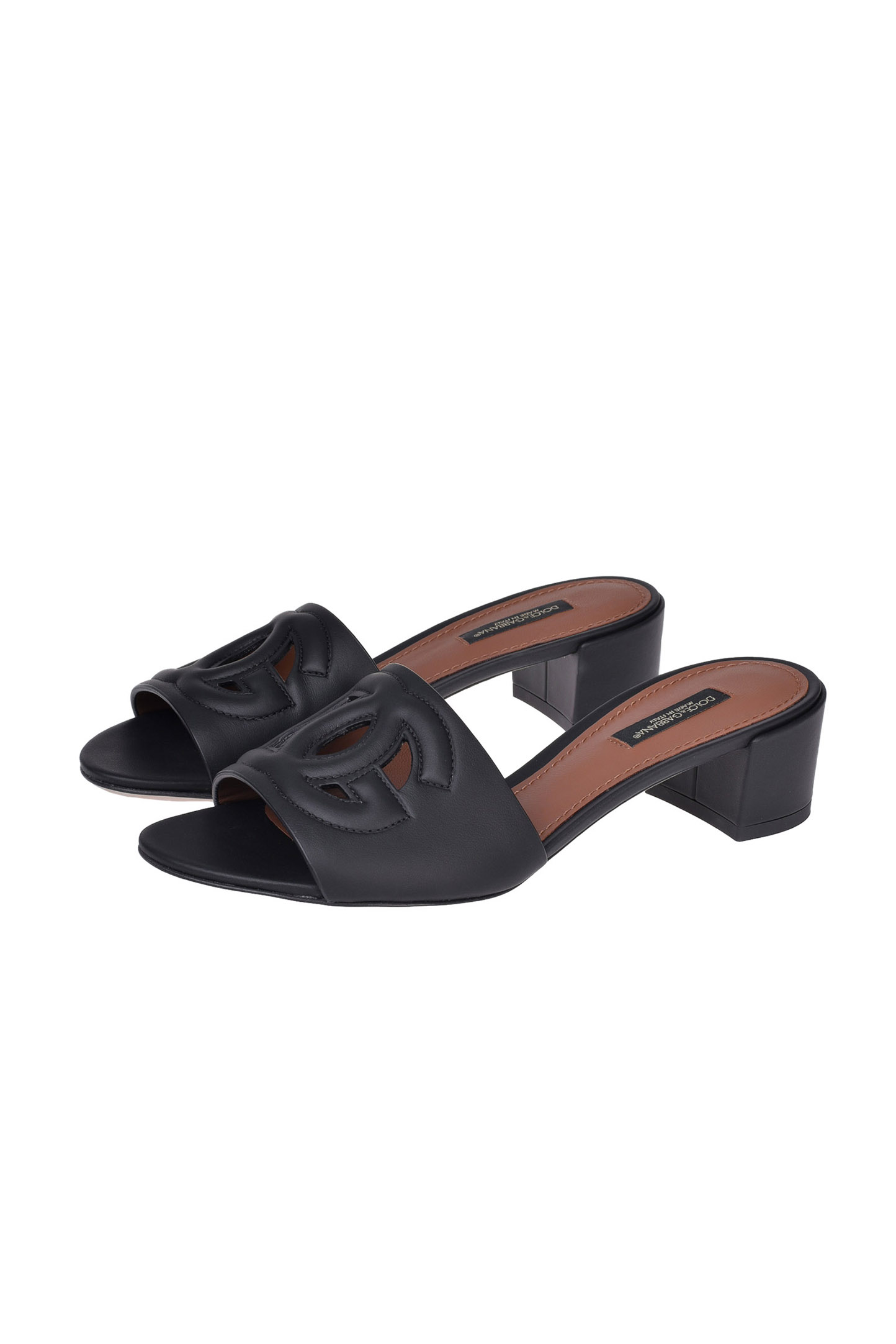 Мюли DOLCE & GABBANA CR1139 AO049, цвет: Черный, Женский