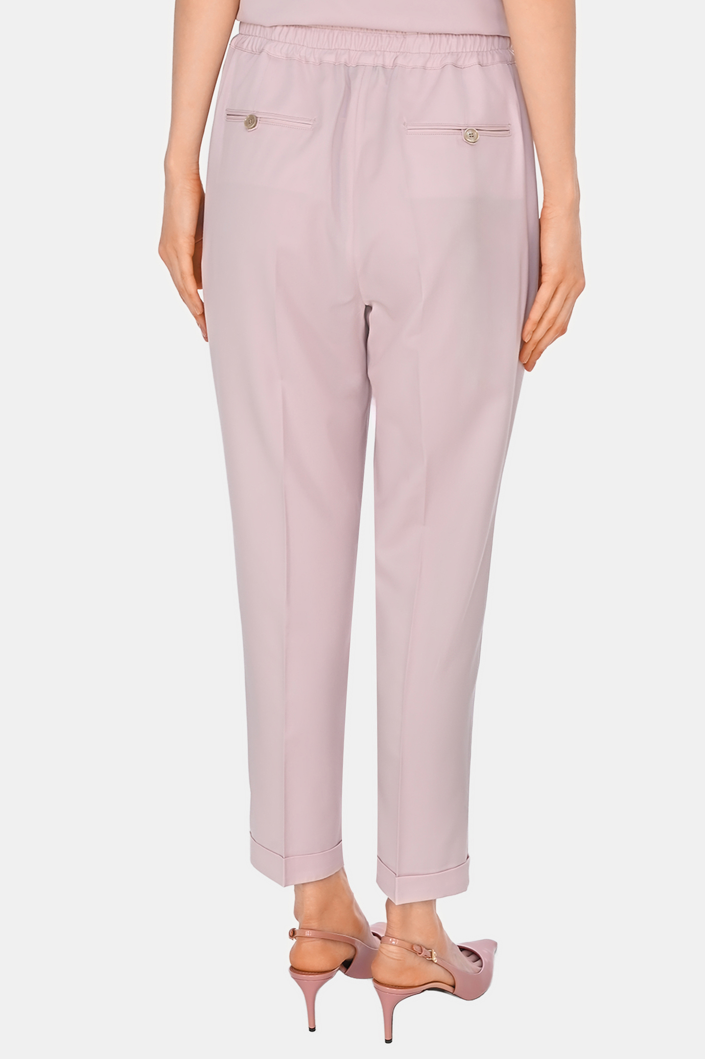 Брюки KITON D37102K010246, цвет: Розовый, Женский