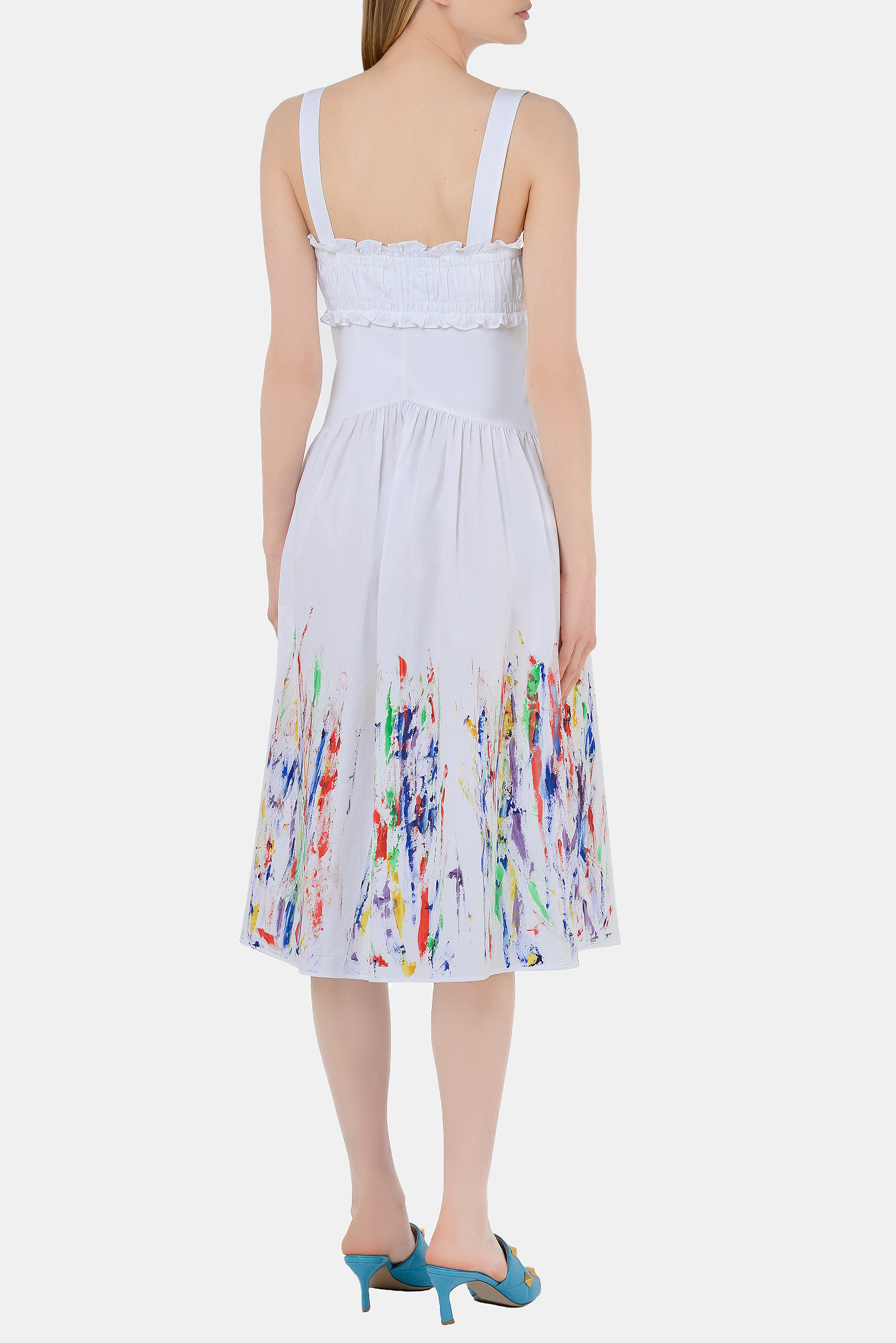 Платье PHILOSOPHY DI LORENZO SERAFINI A0406-2119, цвет: Белый, Женский
