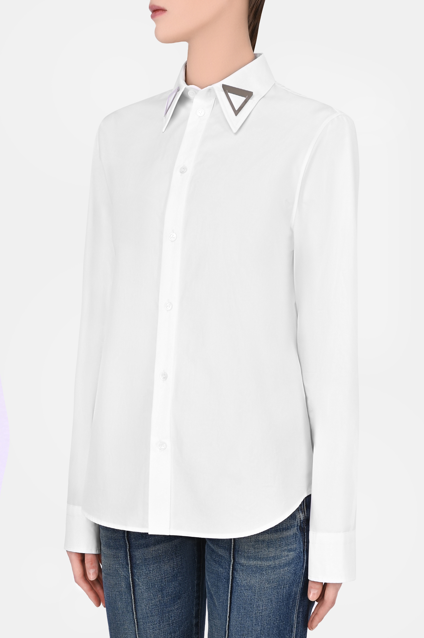 Блуза BOTTEGA VENETA 679560 V1IE0, цвет: Белый, Женский