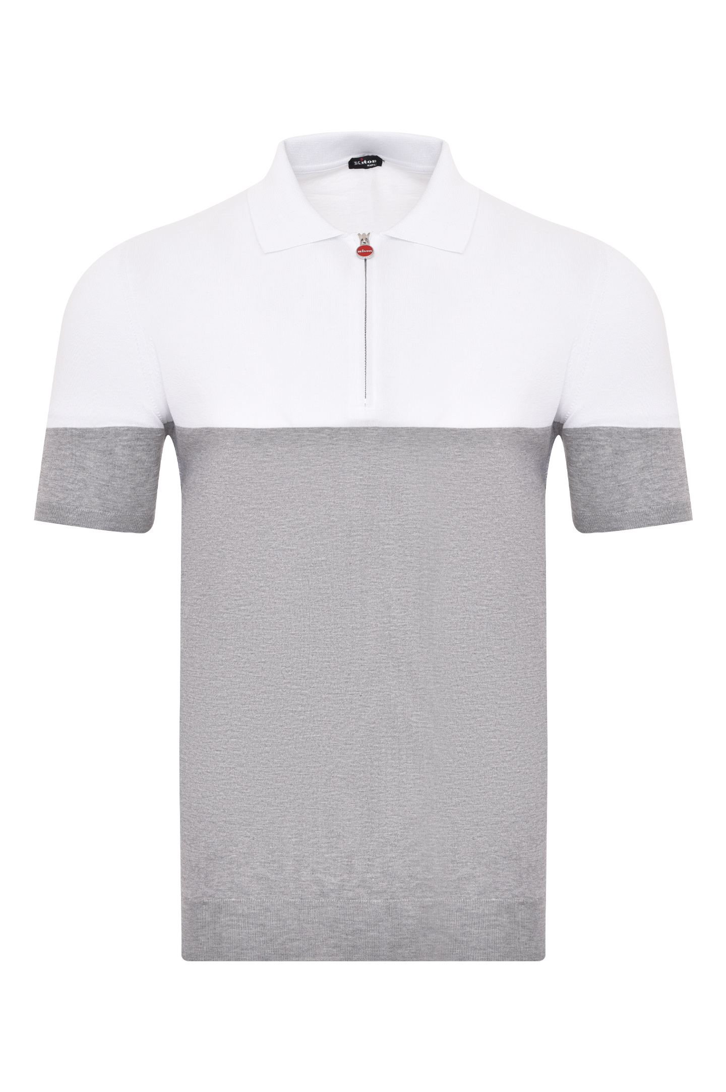Поло KITON UK1320E22V1, цвет: Белый, Мужской