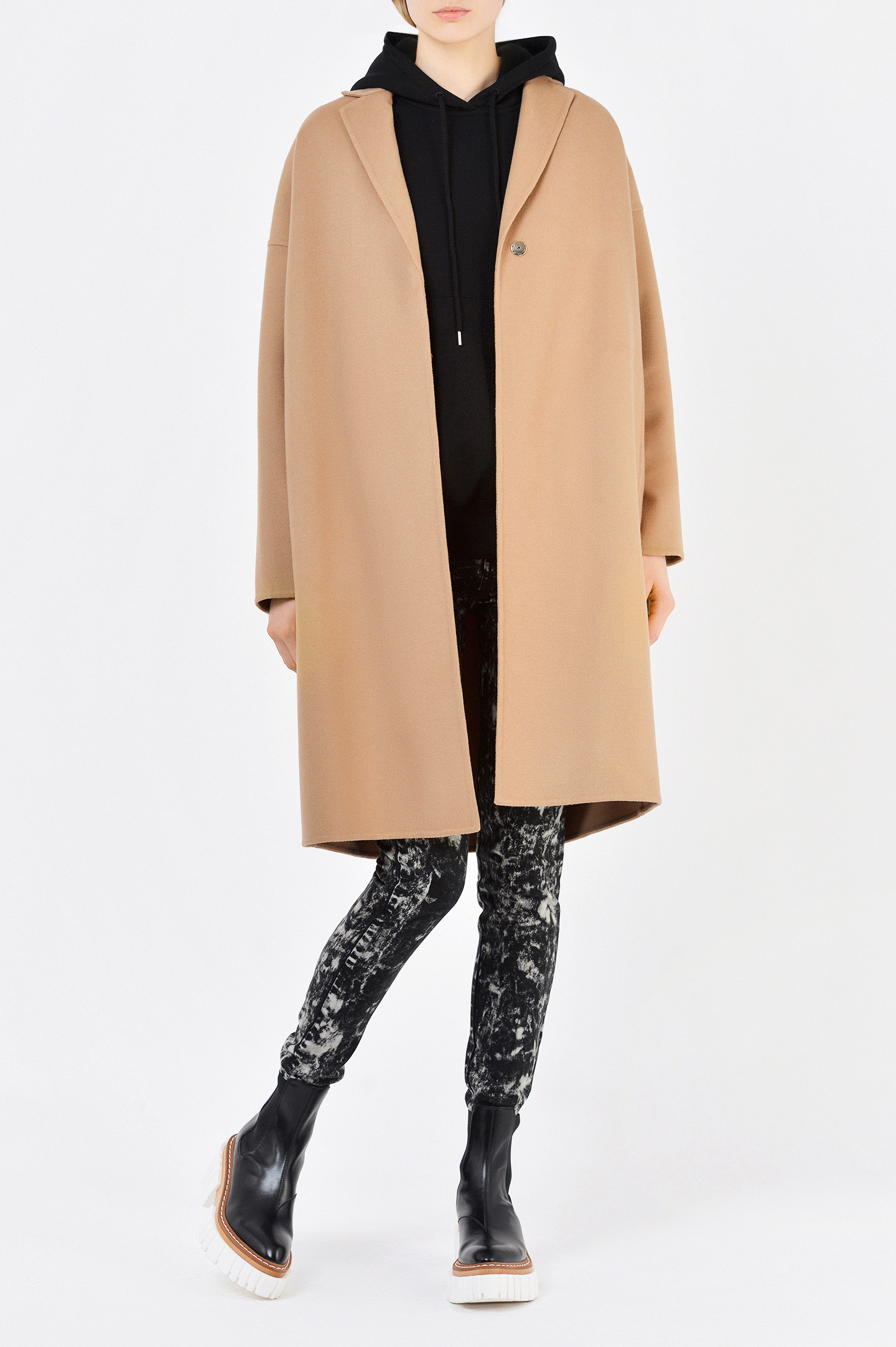 Пальто STELLA McCARTNEY 573928SPB05, цвет: Бежевый, Женский