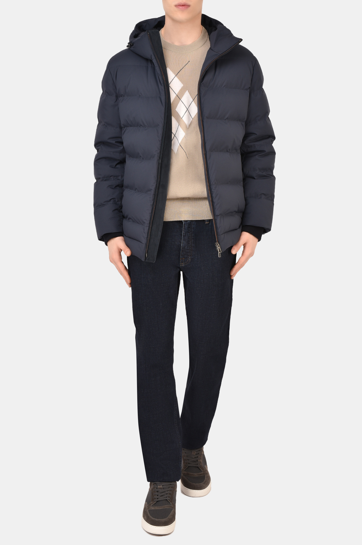 Куртка LORO PIANA F1-FAL3559, цвет: Синий, Мужской