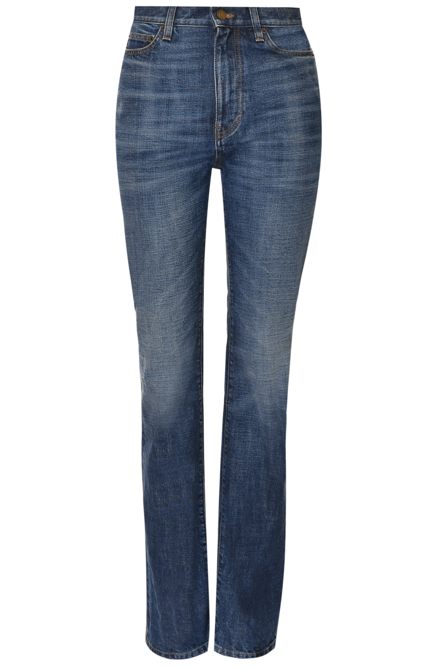 Джинсы SAINT LAURENT 644332 Y10GA 4156, цвет: Синий, Женский