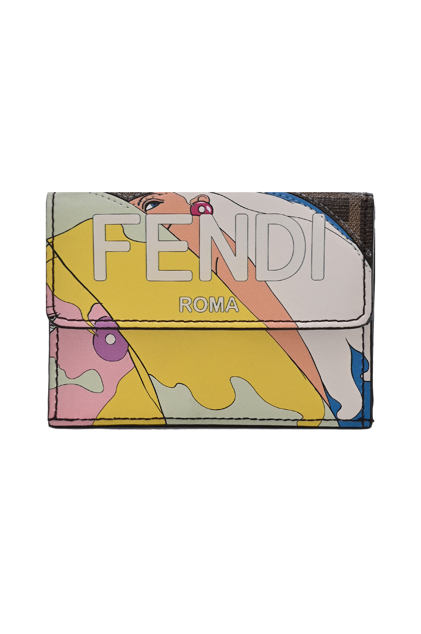 Портмоне FENDI 8M0395AAYZ, цвет: Разноцветный, Женский