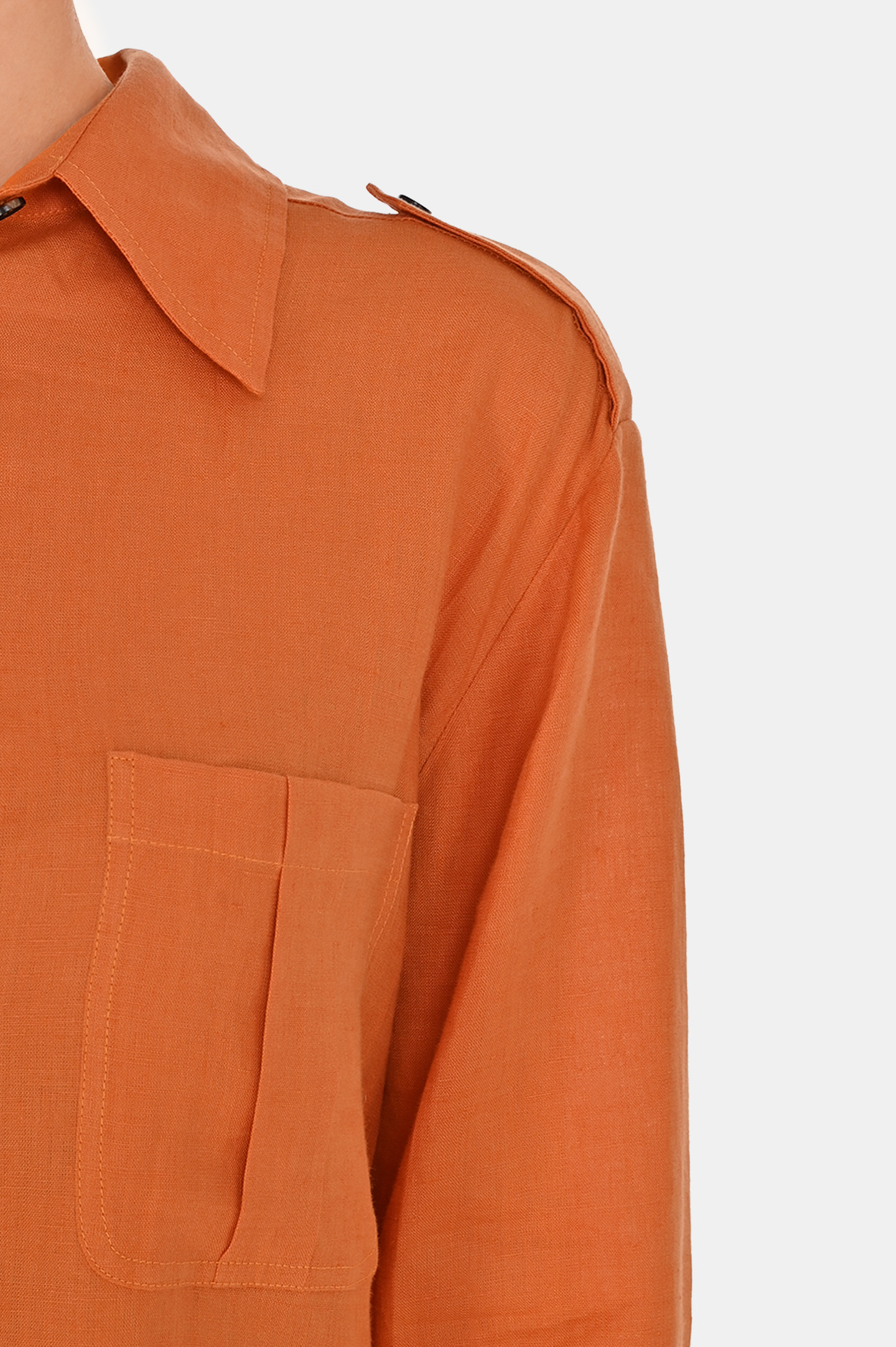 Платье+пояс KITON D55368H092850, цвет: Оранжевый, Женский