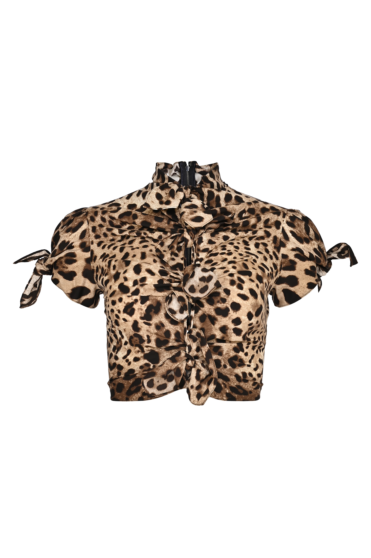 Блуза DOLCE & GABBANA F772GT FSADD, цвет: Леопардовый, Женский