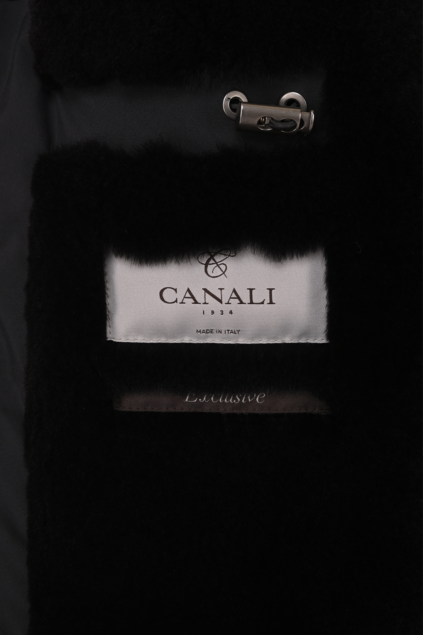 Куртка CANALI SX02197 O20315, цвет: Черный, Мужской