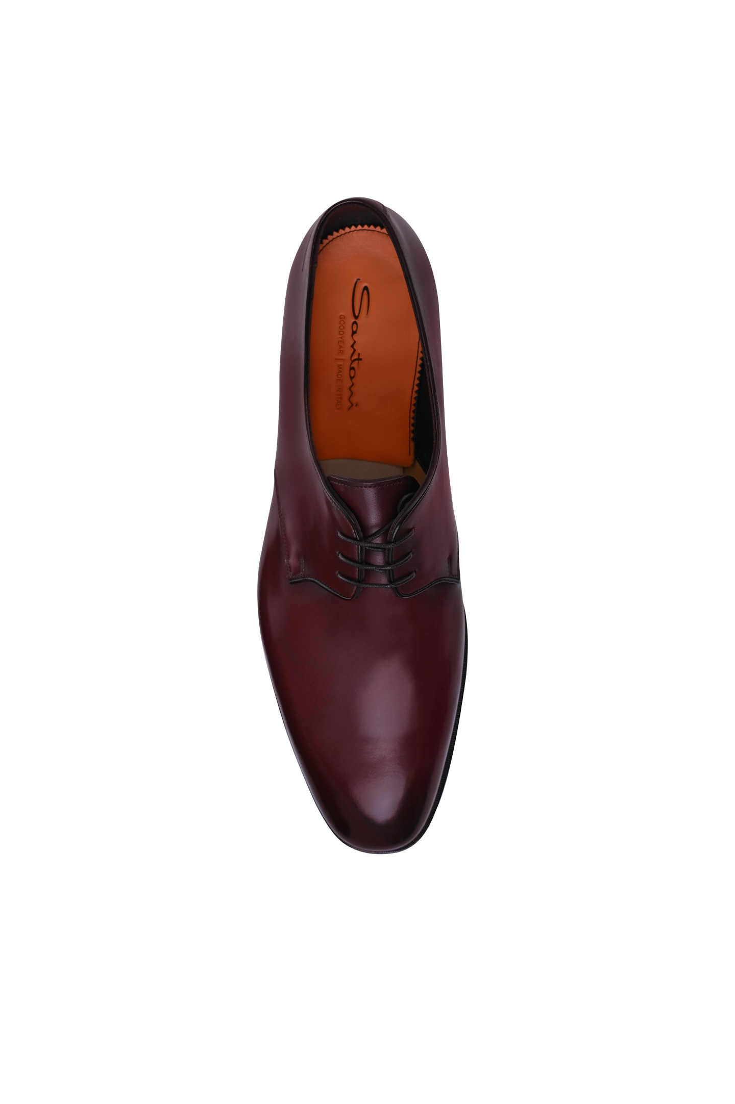 Туфли SANTONI MCAG18886MC3HVVDR84, цвет: Бордовый, Мужской