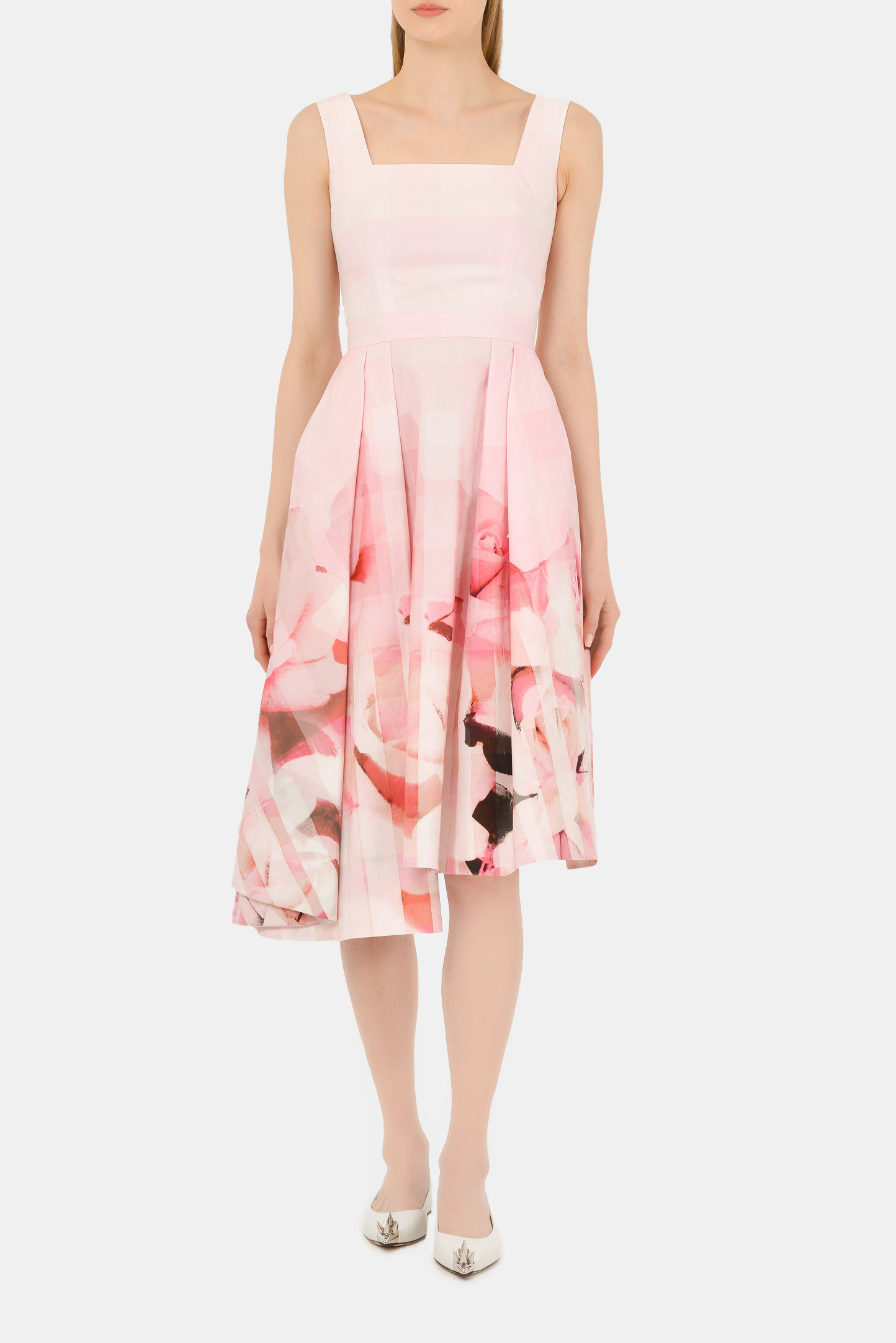 Платье ALEXANDER MCQUEEN 651670 QCACB, цвет: Розовый, Женский