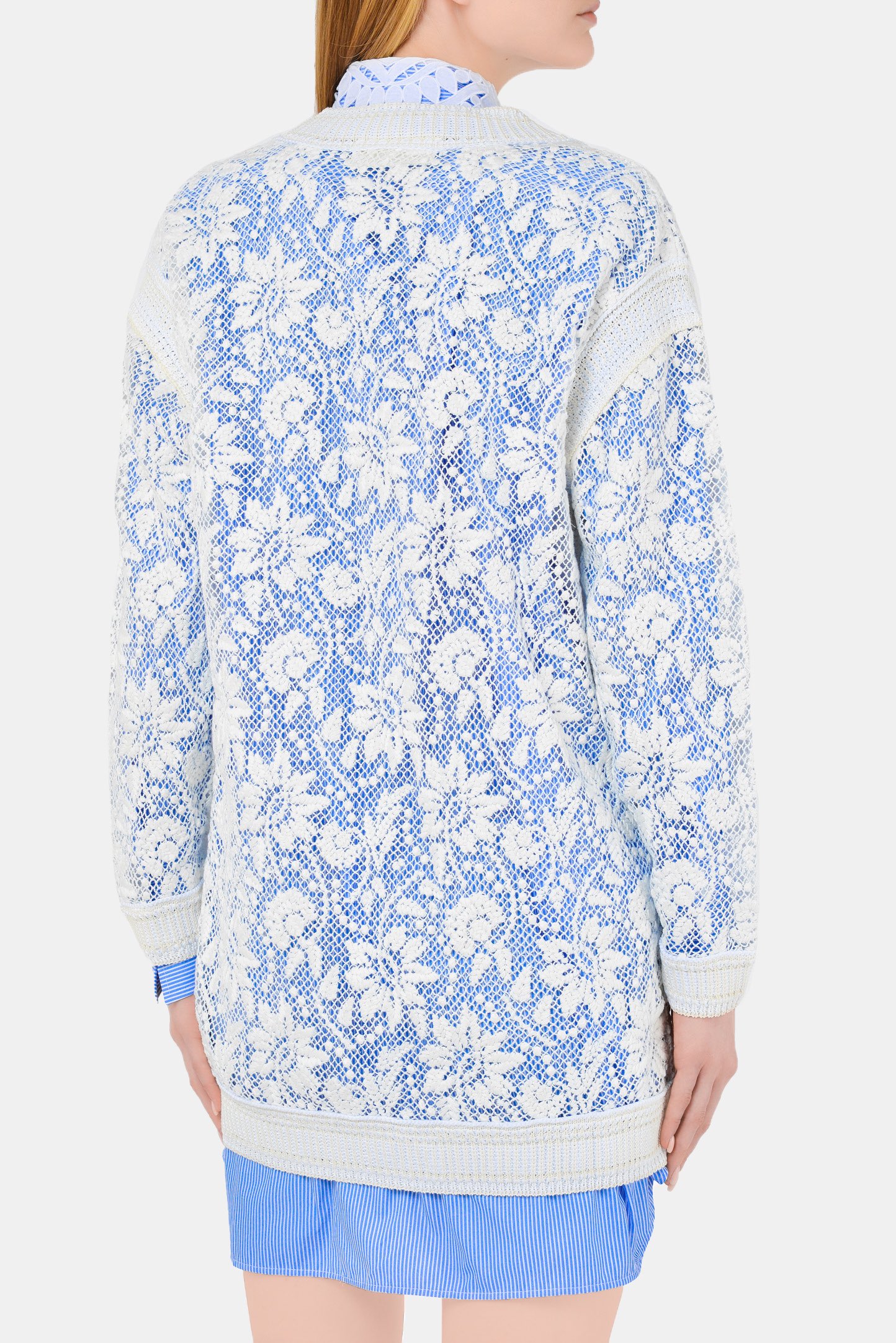 Кардиган ERMANNO SCERVINO D385M307EZZ, цвет: Белый, Женский