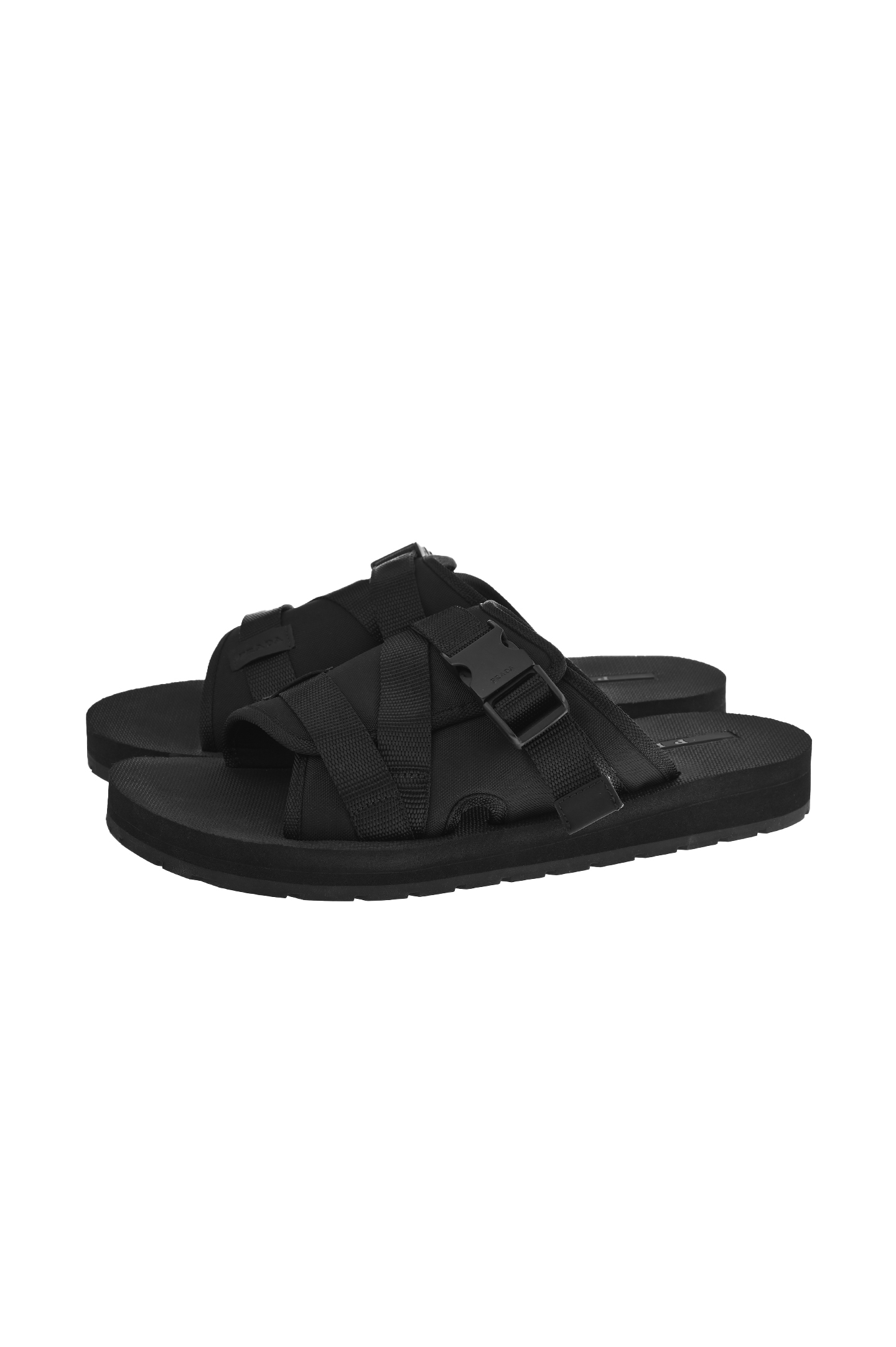 Шлепанцы PRADA 4X3214, цвет: Черный, Мужской