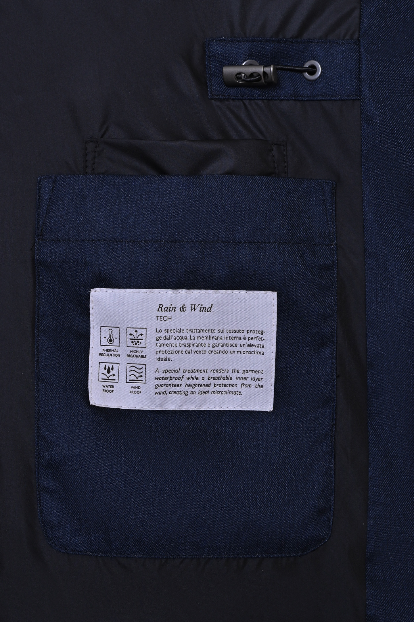 Куртка CANALI SG02732 O20353, цвет: Синий, Мужской