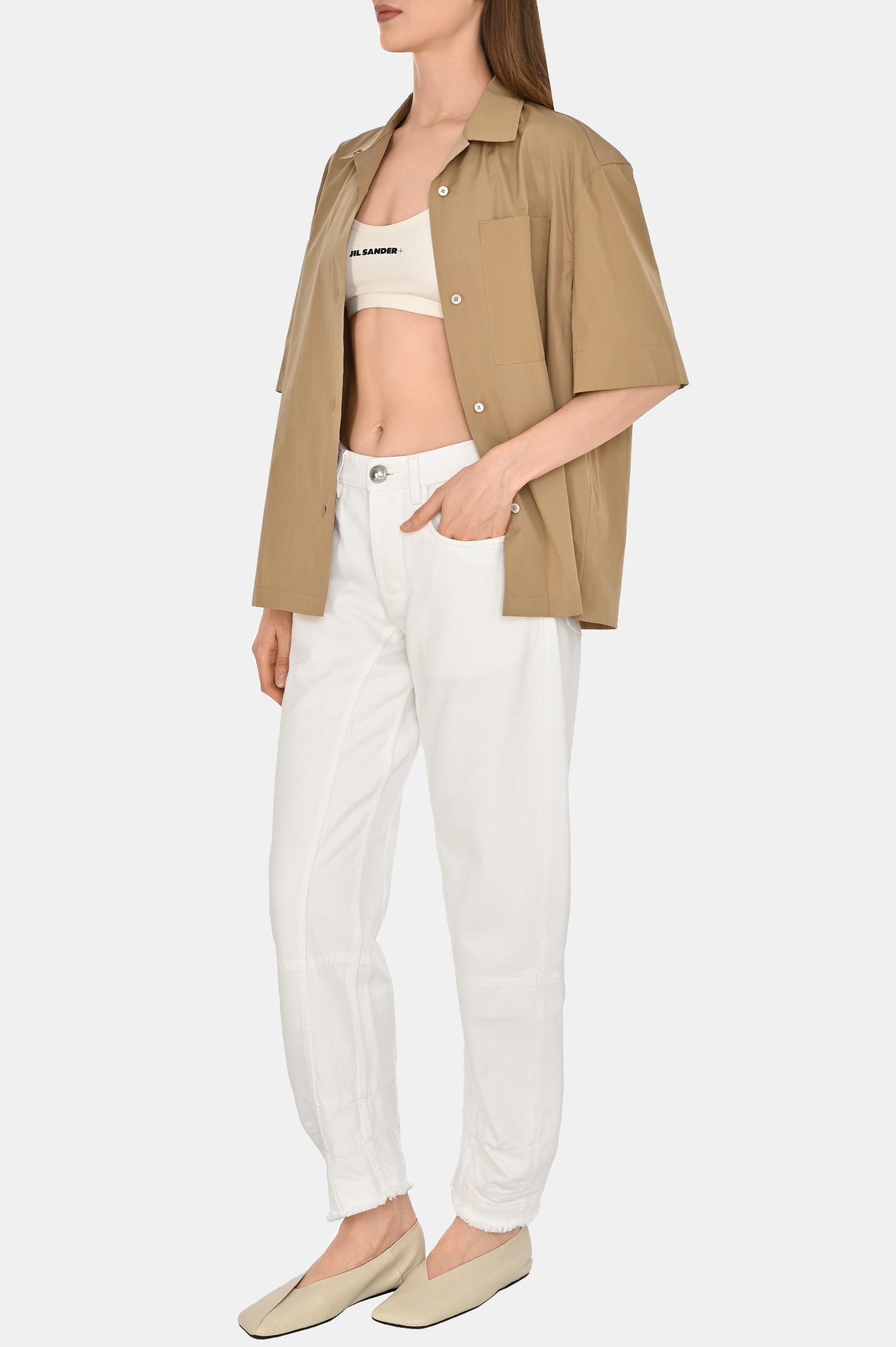 Джинсы JIL SANDER J04KA0115, цвет: Белый, Женский