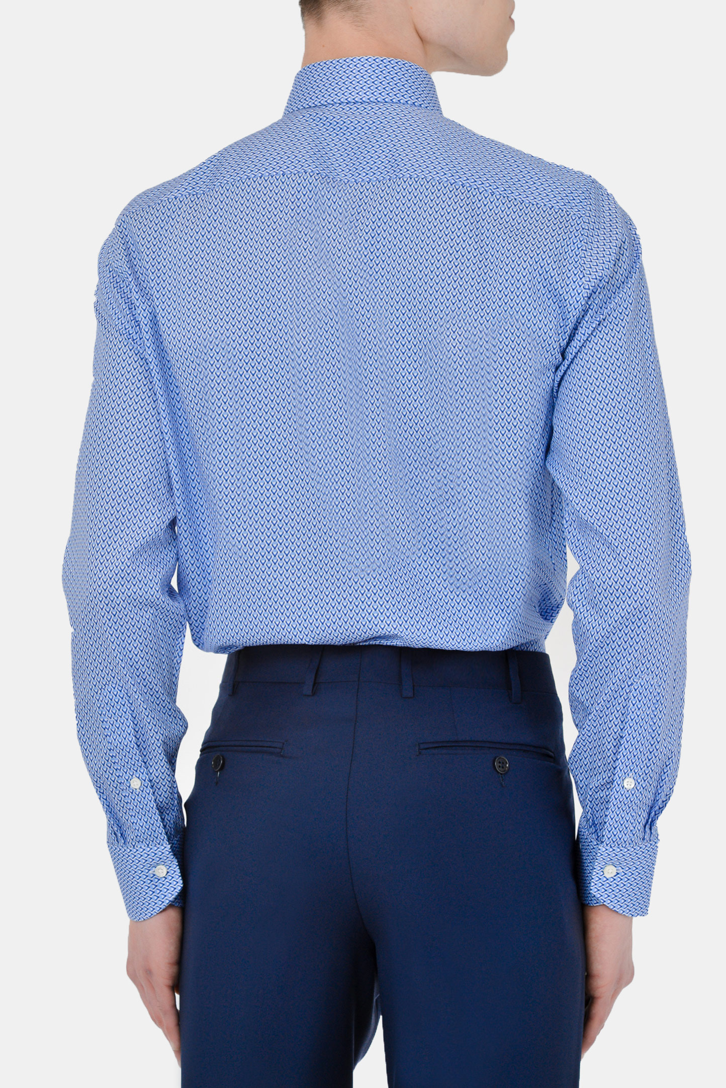 Рубашка CANALI GR02286/301, цвет: Синий, Мужской