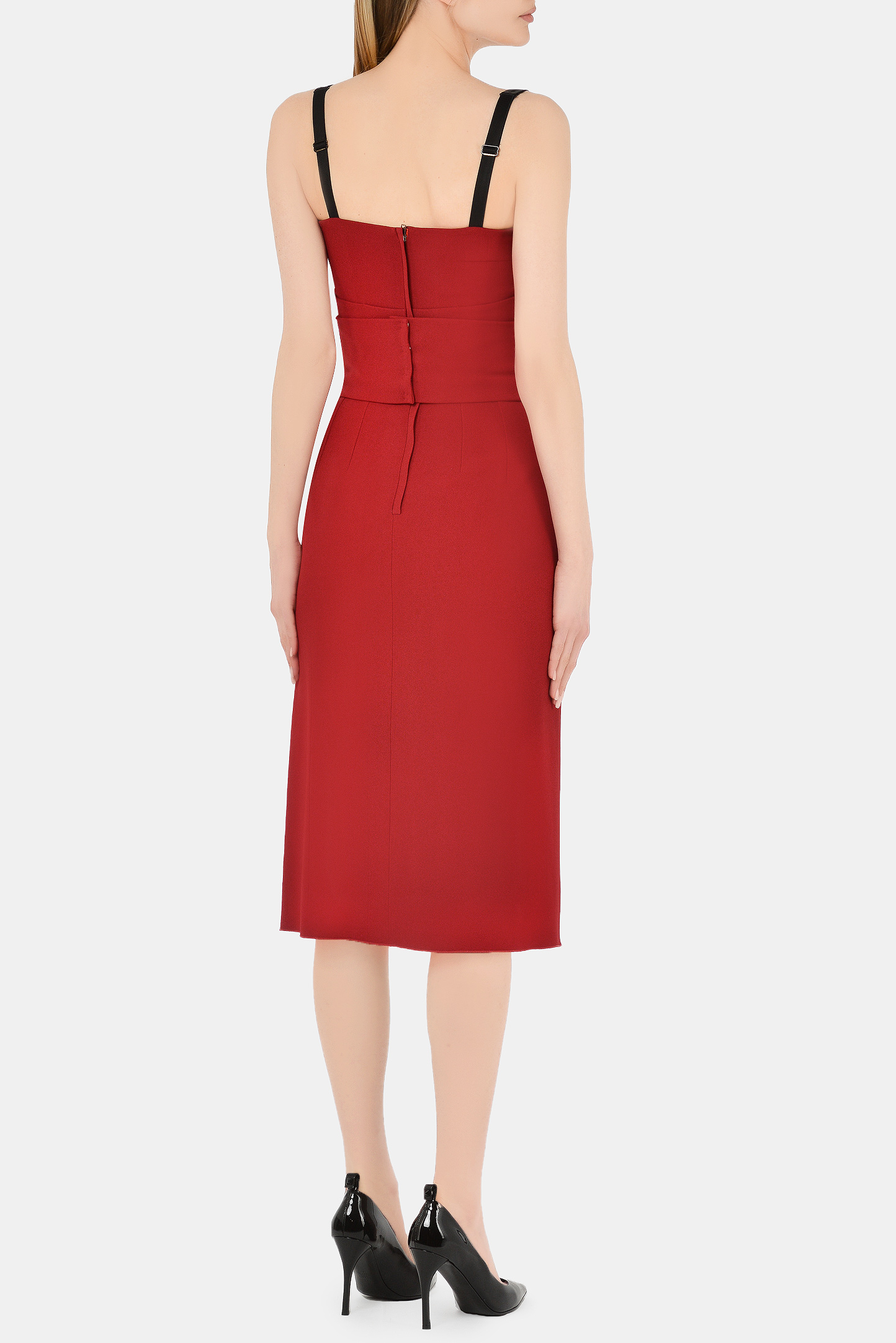 Платье DOLCE & GABBANA F6P0IT FURDV, цвет: Бордовый, Женский