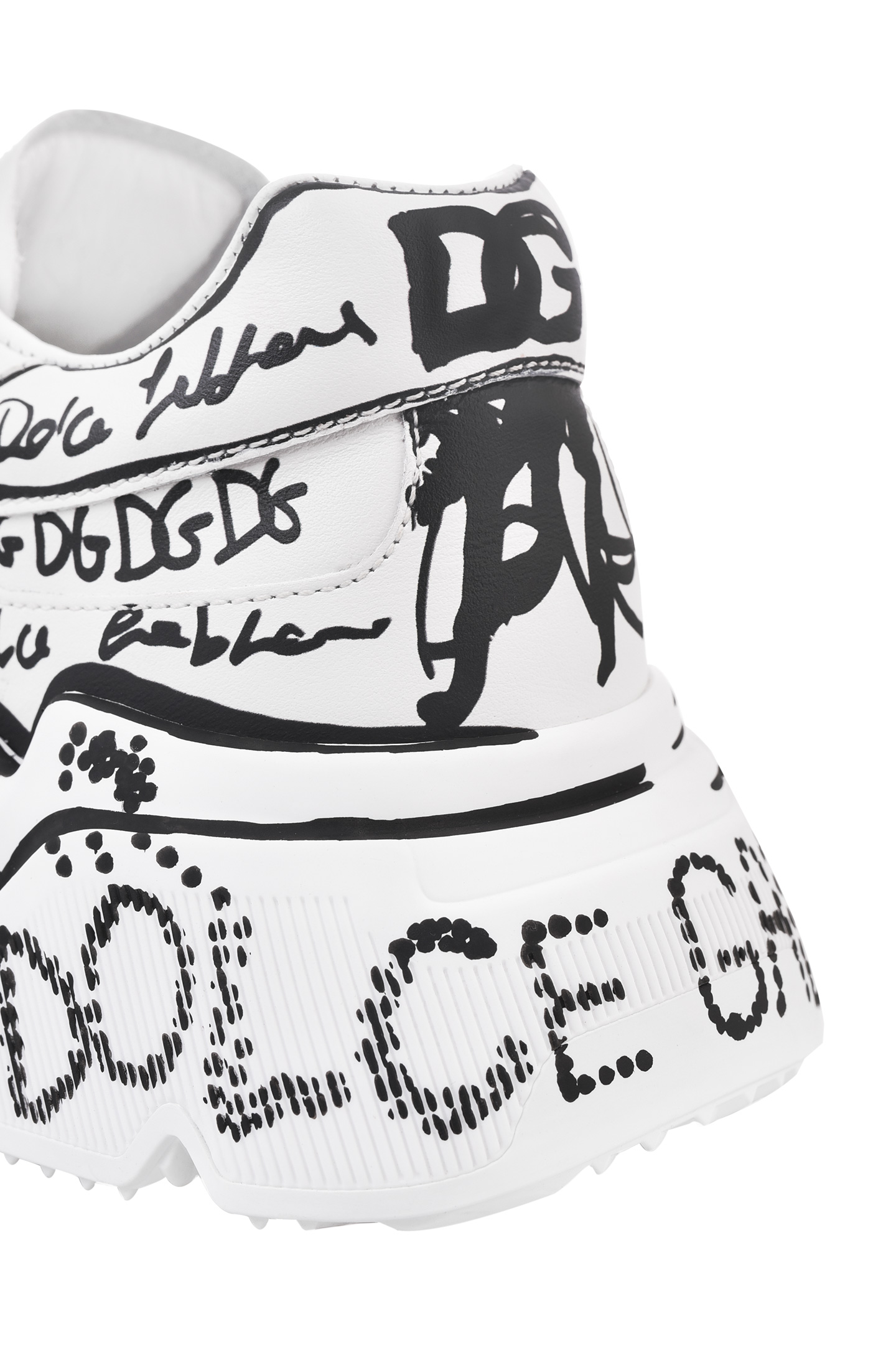 Кроссовки DOLCE & GABBANA CK1791 AO773, цвет: Черно-белый, Женский