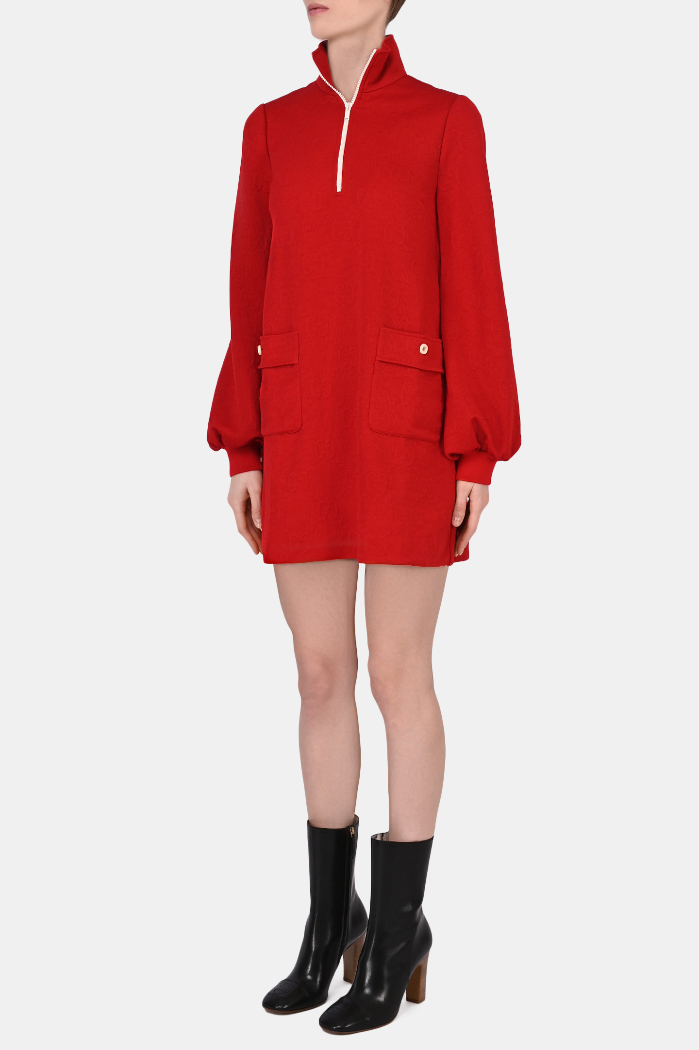 Платье GUCCI 653412 XJDEM, цвет: Красный, Женский