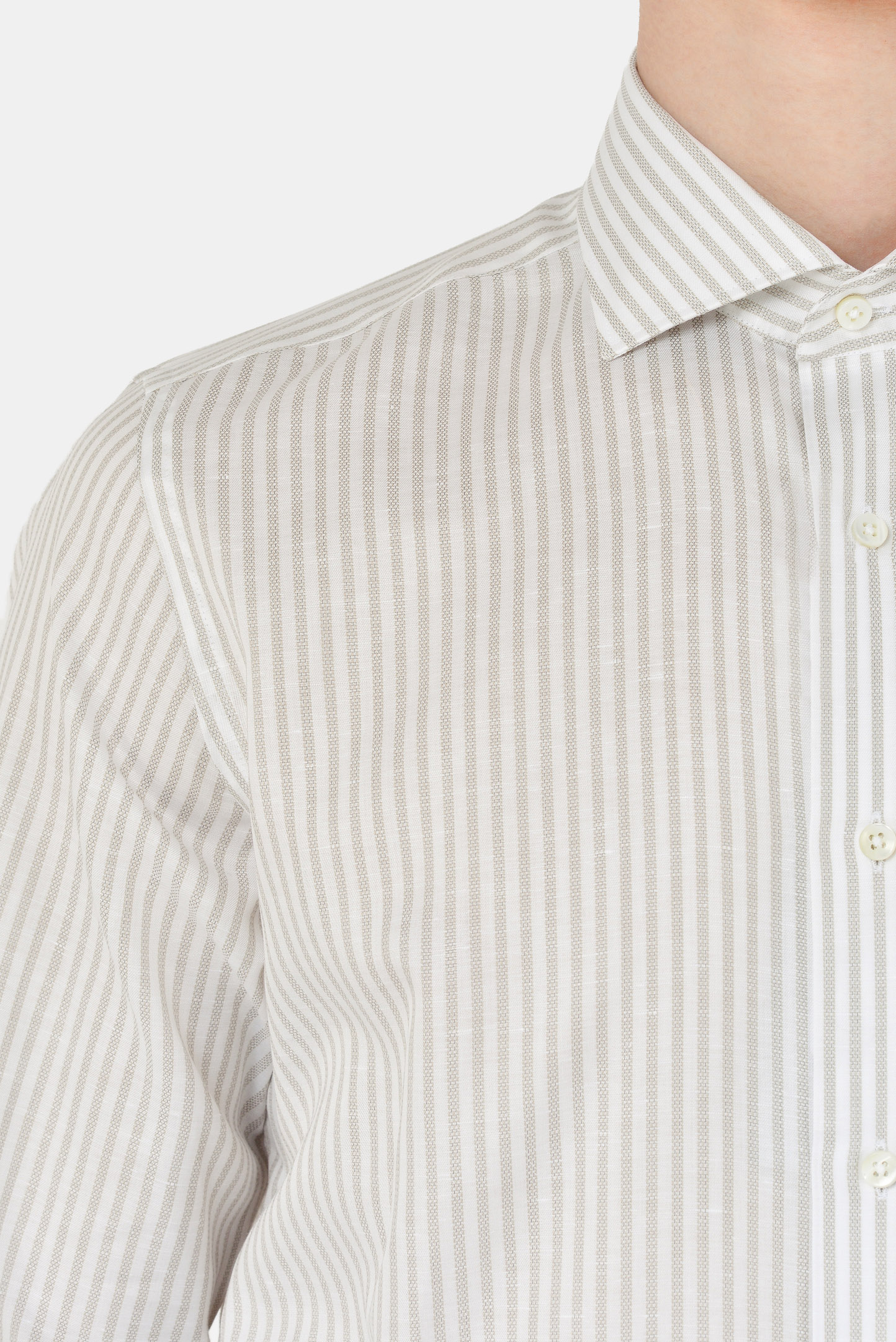 Рубашка CANALI GR02289/801, цвет: Серый, Мужской