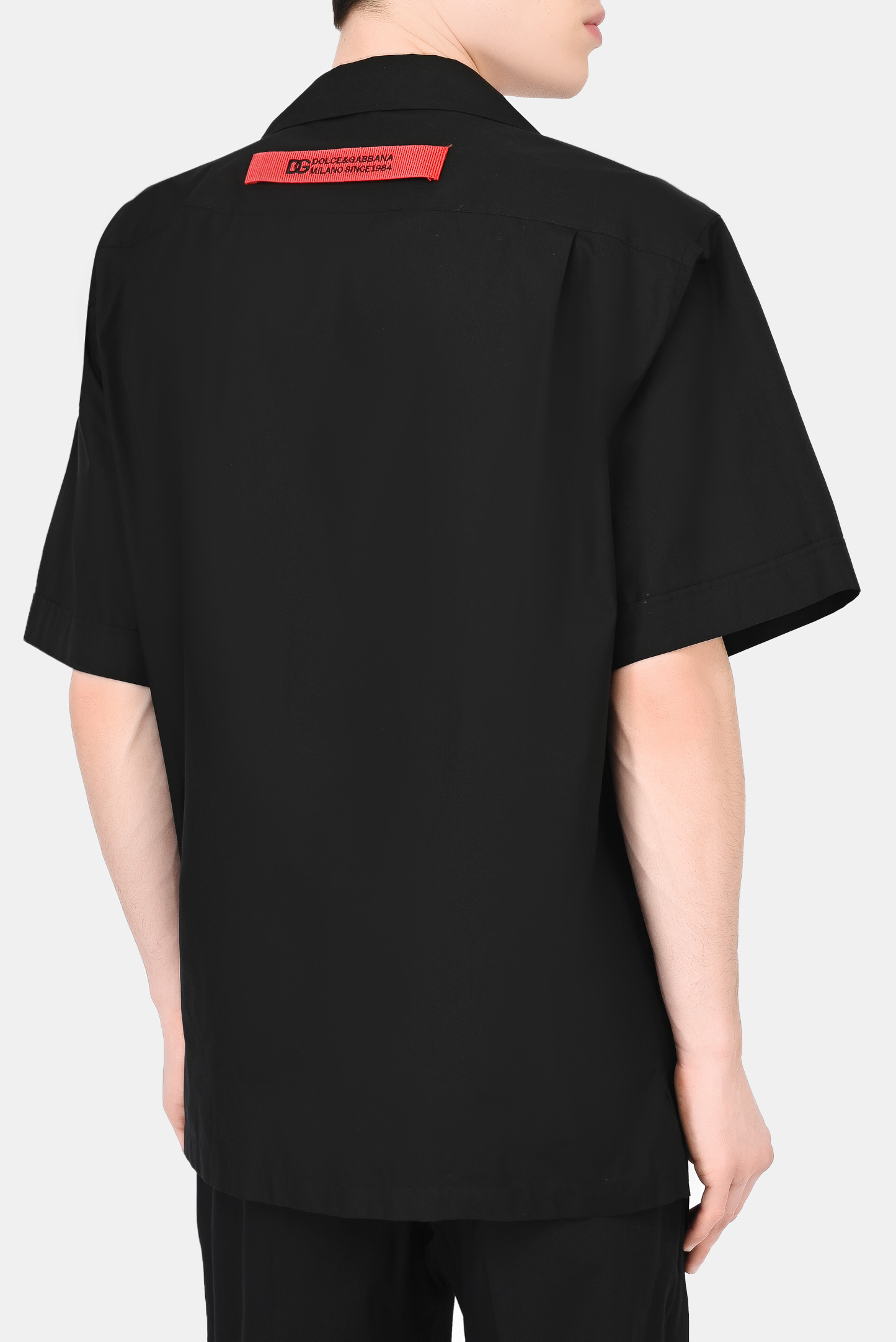Рубашка DOLCE & GABBANA G5JG5T FU5TI, цвет: Черный, Мужской