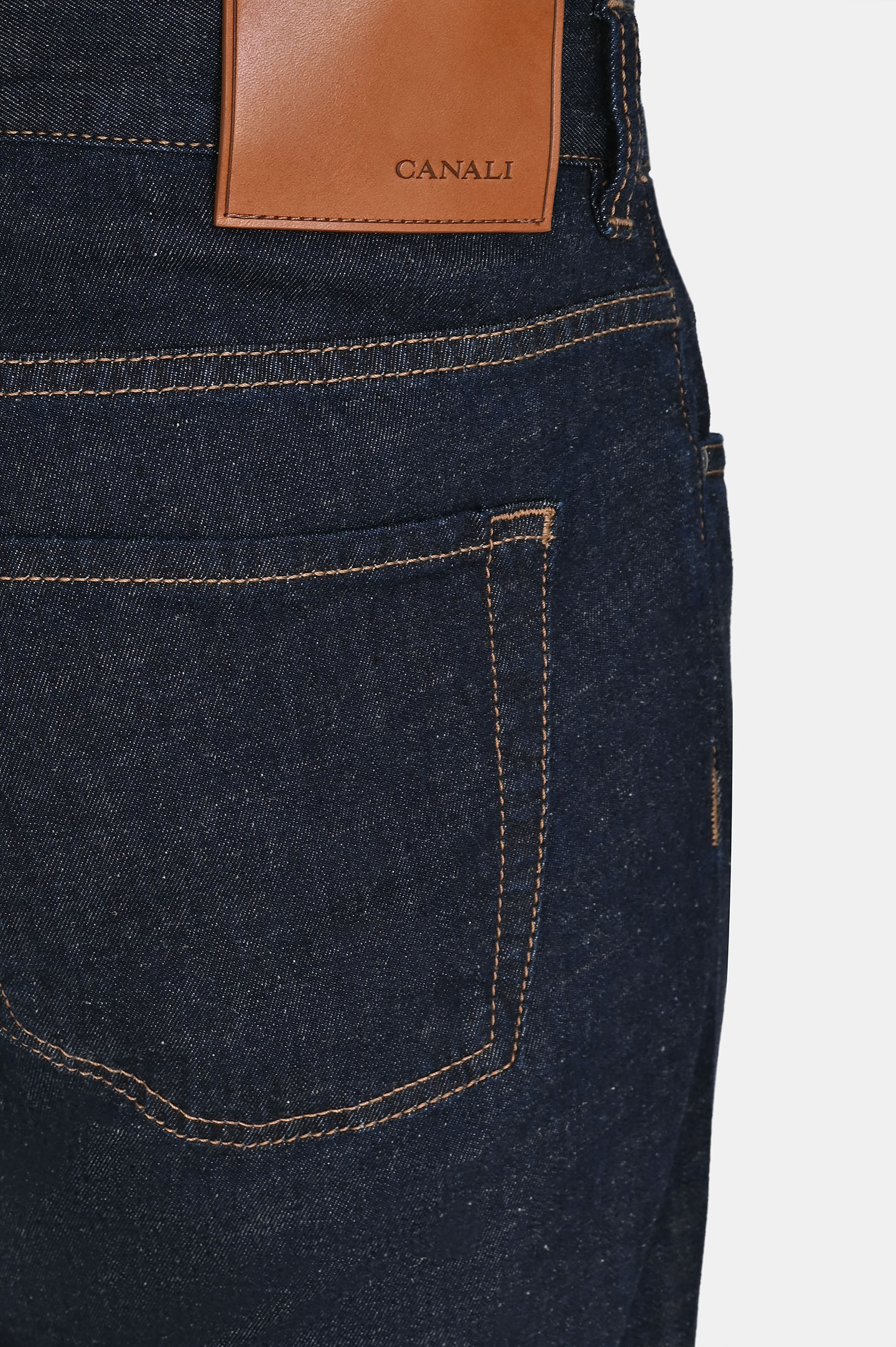 Джинсы (Брюки) CANALI PD01349 91719, цвет: Темно-синий, Мужской