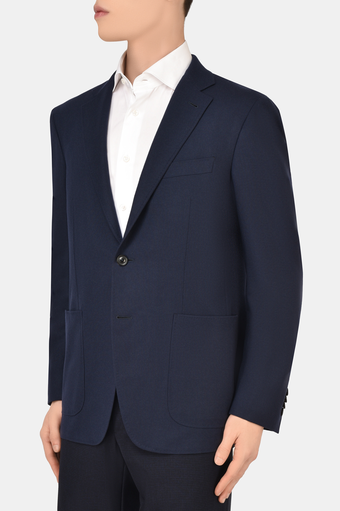 Пиджак CANALI CX03419 E23275, цвет: Синий, Мужской
