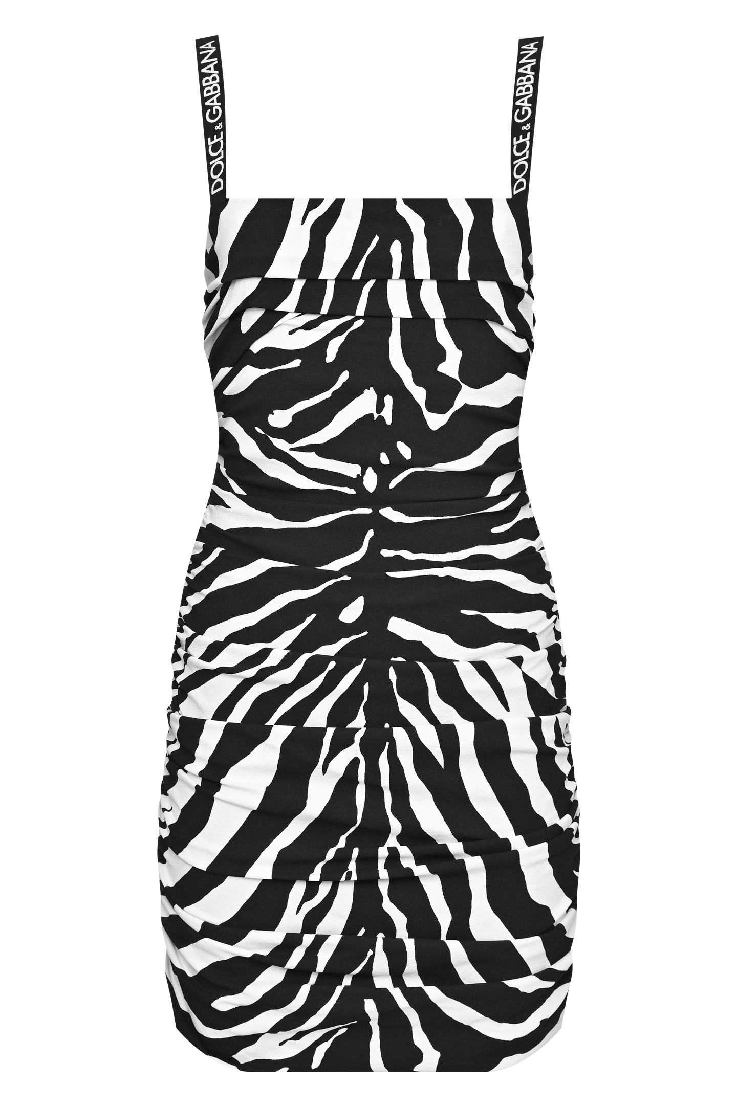 Платье DOLCE & GABBANA F6AFET/FSIAZHWAGN, цвет: Черно-белый, Женский